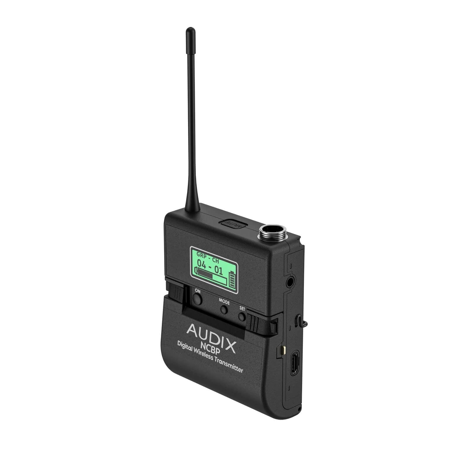 Audix Novacore NCBP - Bodypack Digital Wireless Transmitter, angled