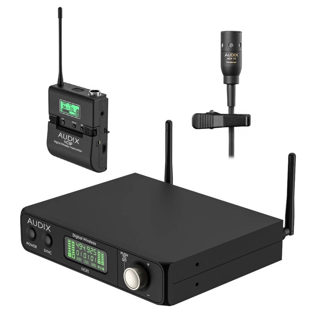 Audix Novacore NCBX10 - Bodypack Digital Wireless System with ADX10 lavalier microphone