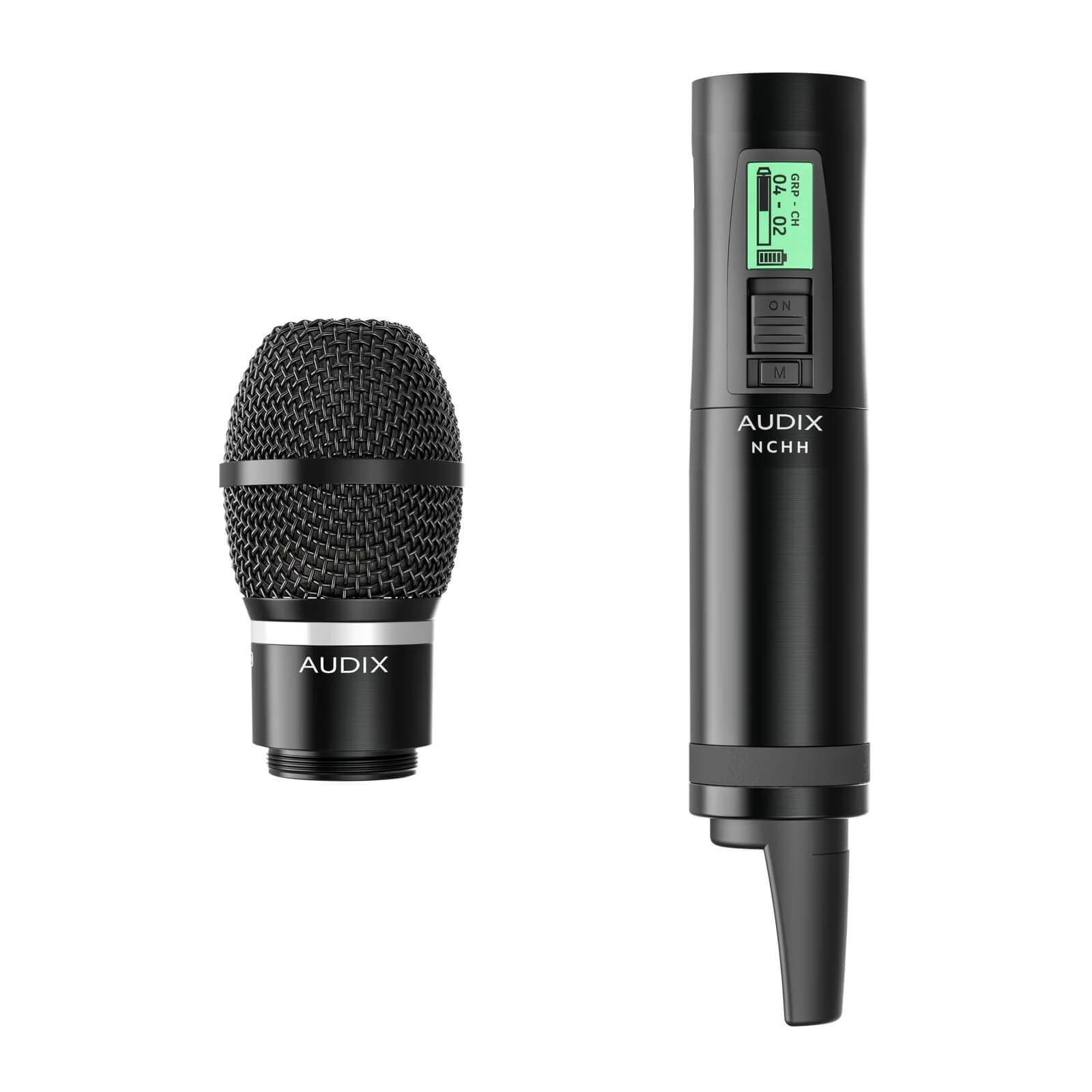 Audix Novacore NCHHTH - Handheld Wireless Transmitter with TH Capsule, apart