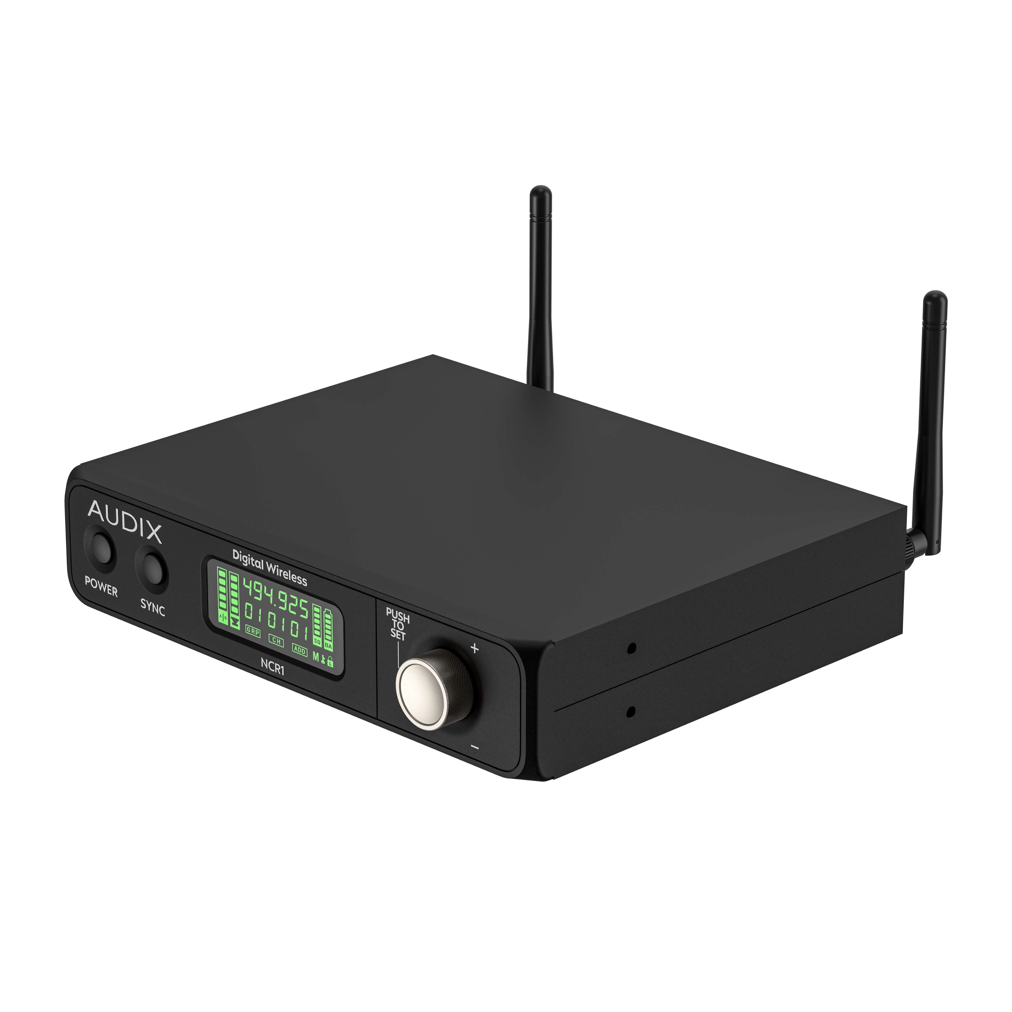 Audix Novacore NCR1 - 1-Channel Digital Wireless Receiver, angle