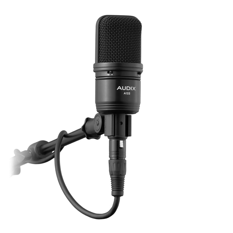 Audix A133 - Large Diaphragm Studio Condenser Microphone, clip mounted