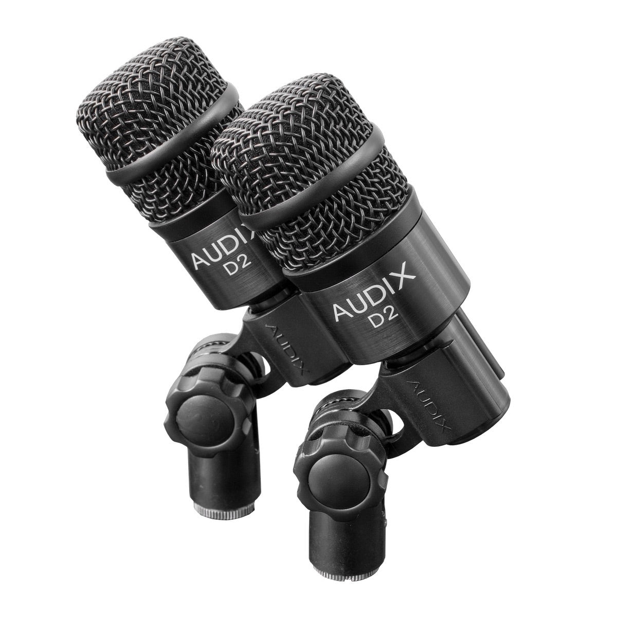 Audix D2 Dynamic Instrument Microphones with clips