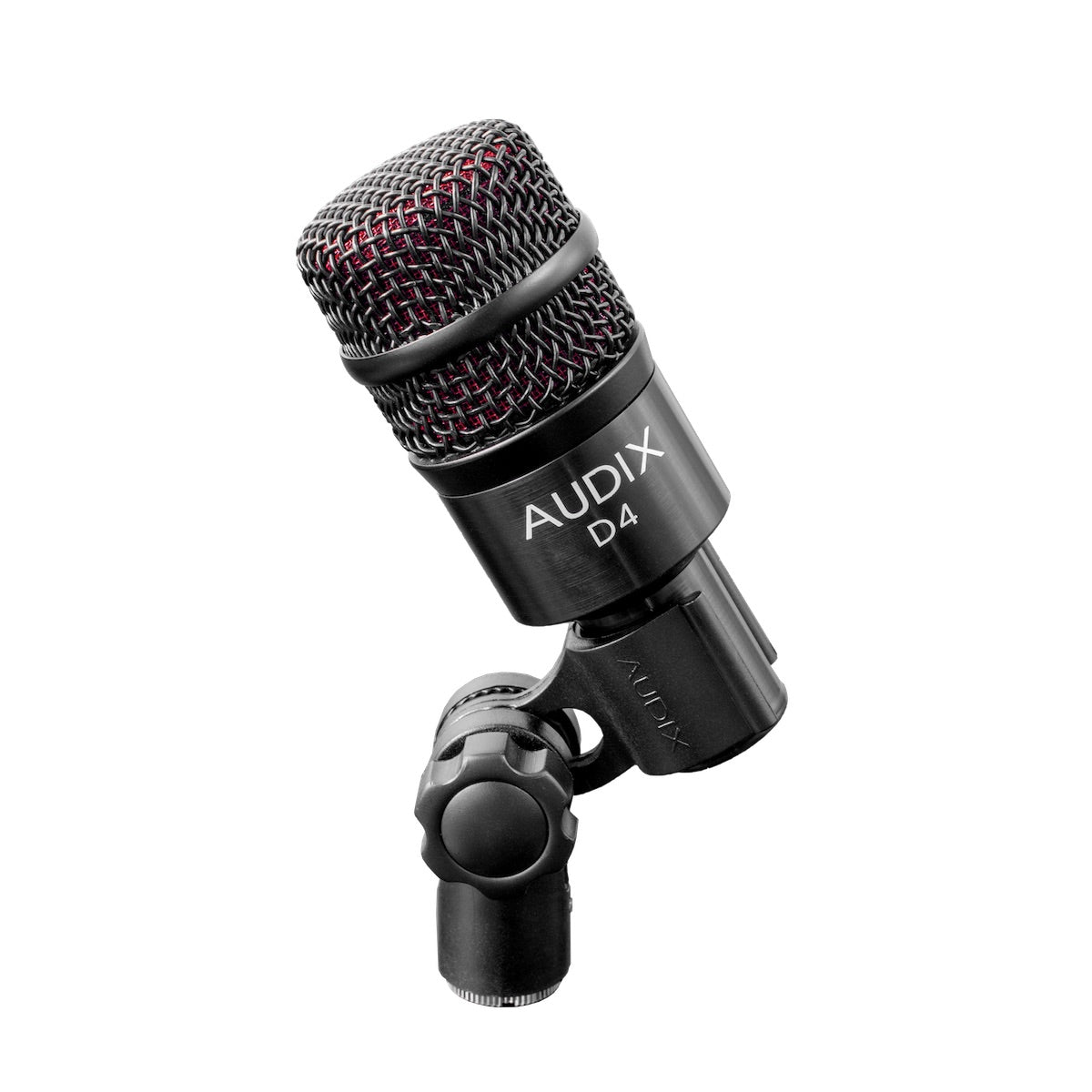 Audix D4 Professional Dynamic Instrument Microphone with clip