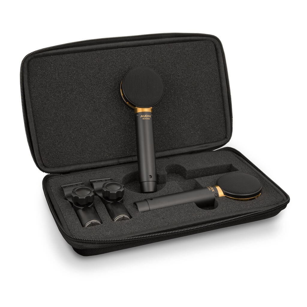 Audix SCX25AMP - Matched Pair of SCX25A Studio Condenser Microphones, case