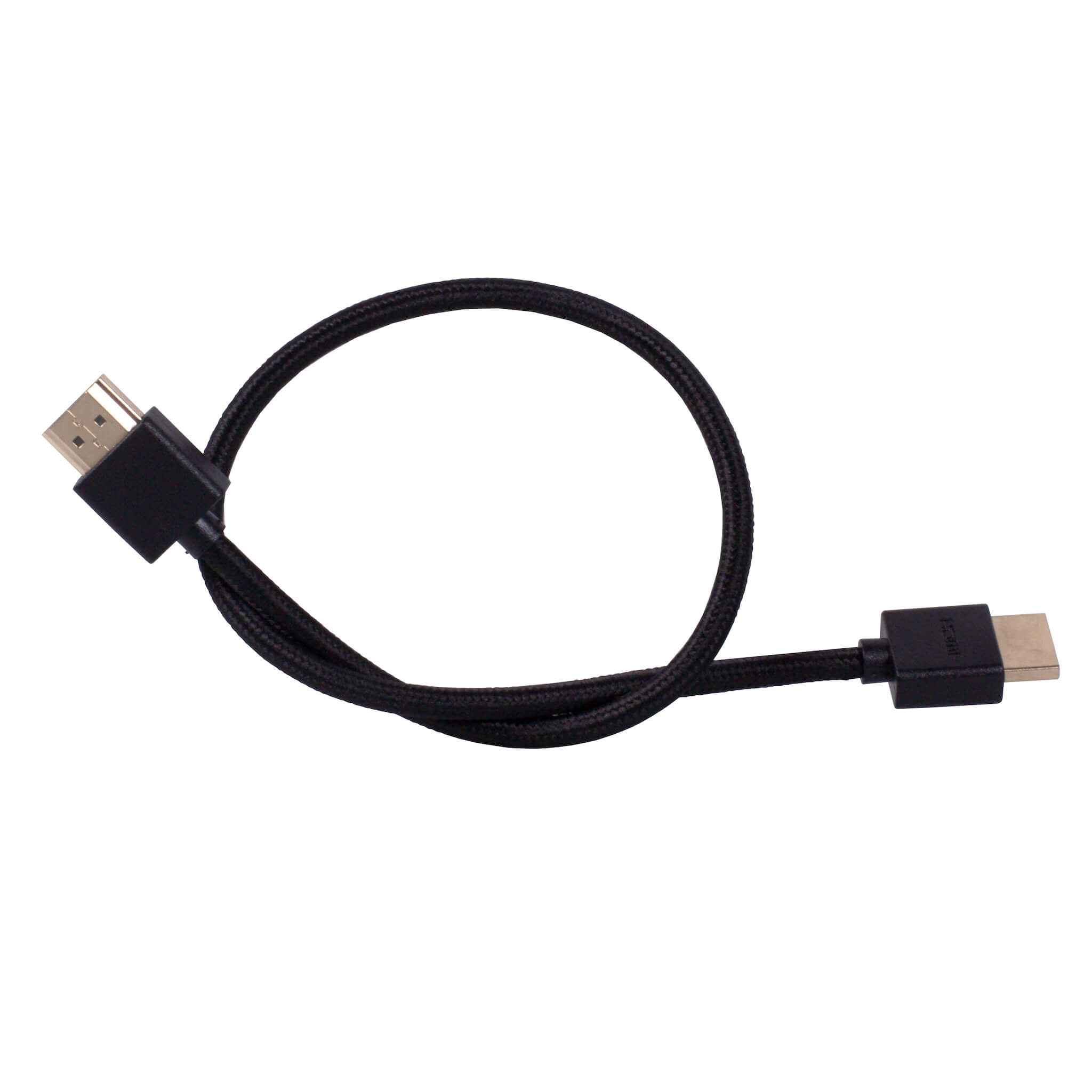 Blackhawk Cables - HDMI to HDMI Thin Braided Cable, 16-inch
