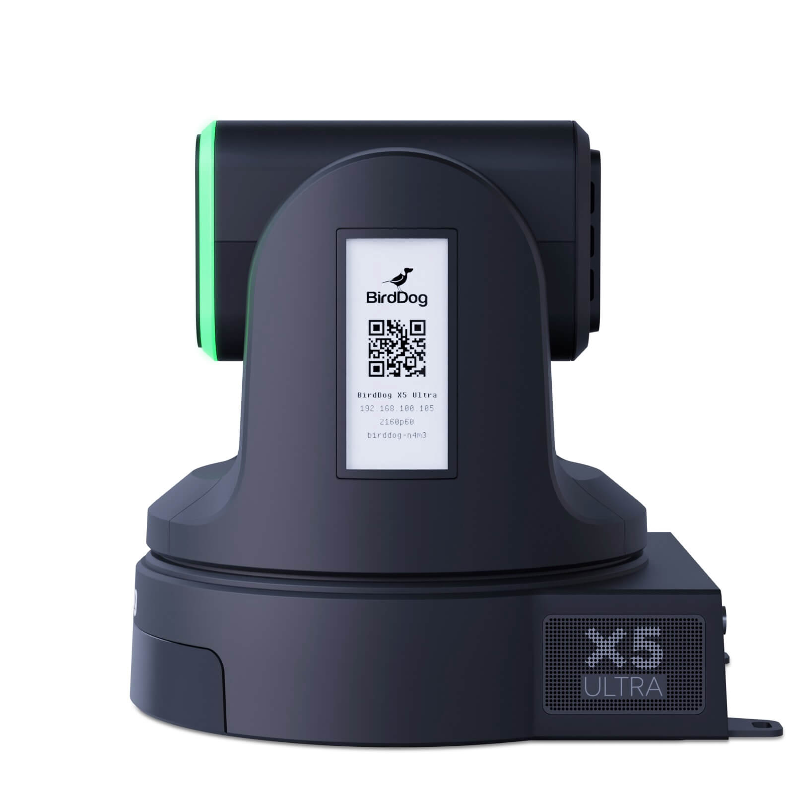 BirdDog X5 Ultra - 4K60 PTZ Camera with 20x Optical Zoom, left side