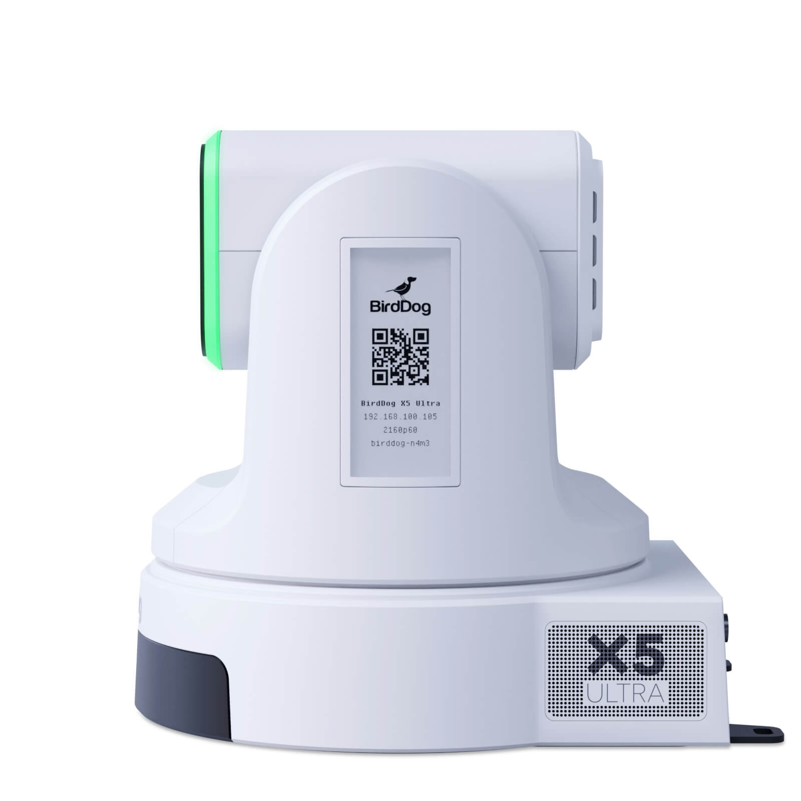 BirdDog X5 Ultra - 4K60 PTZ Camera with 20x Optical Zoom, left side