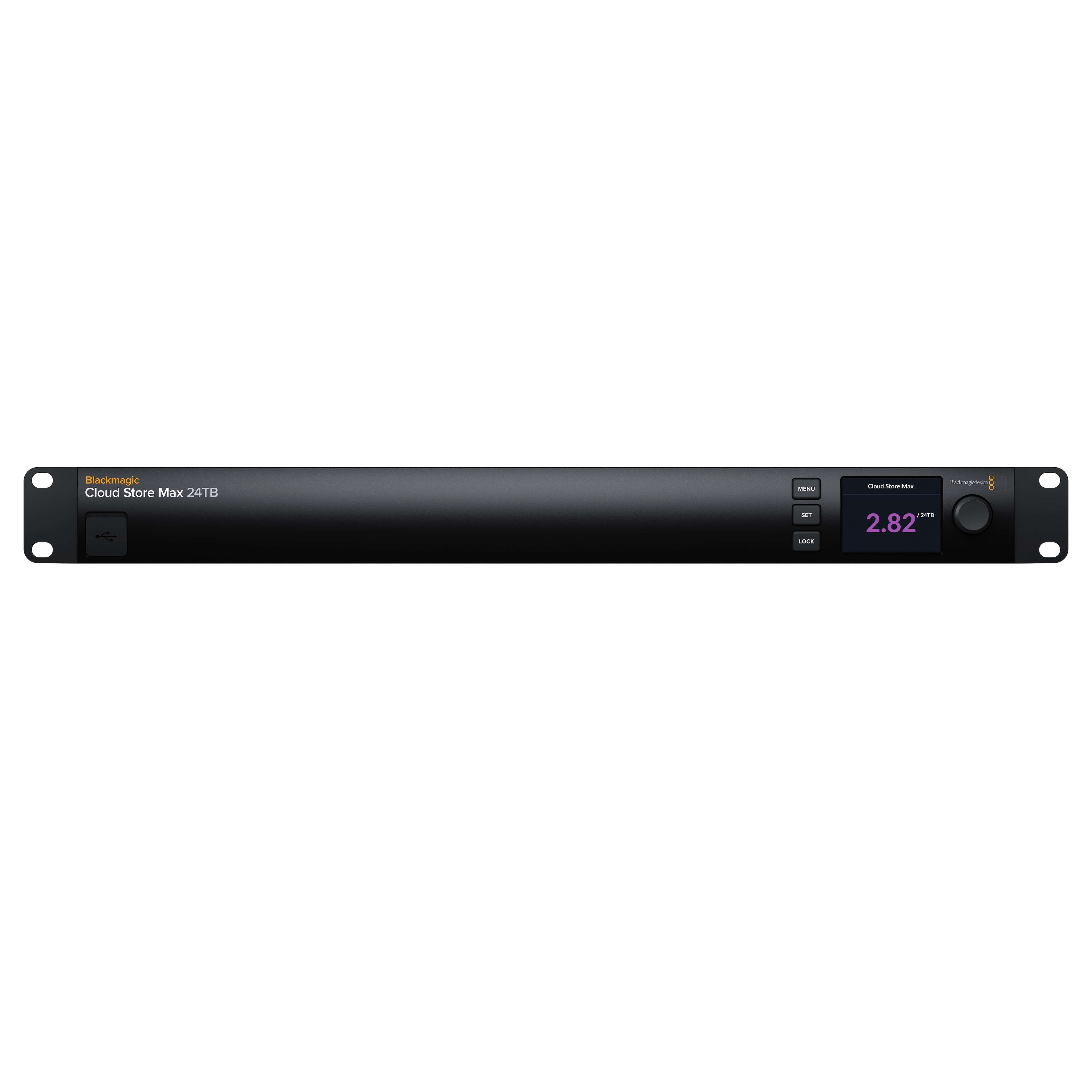 Blackmagic Design Cloud Store Max 24TB - High Performance Flash Storage, front