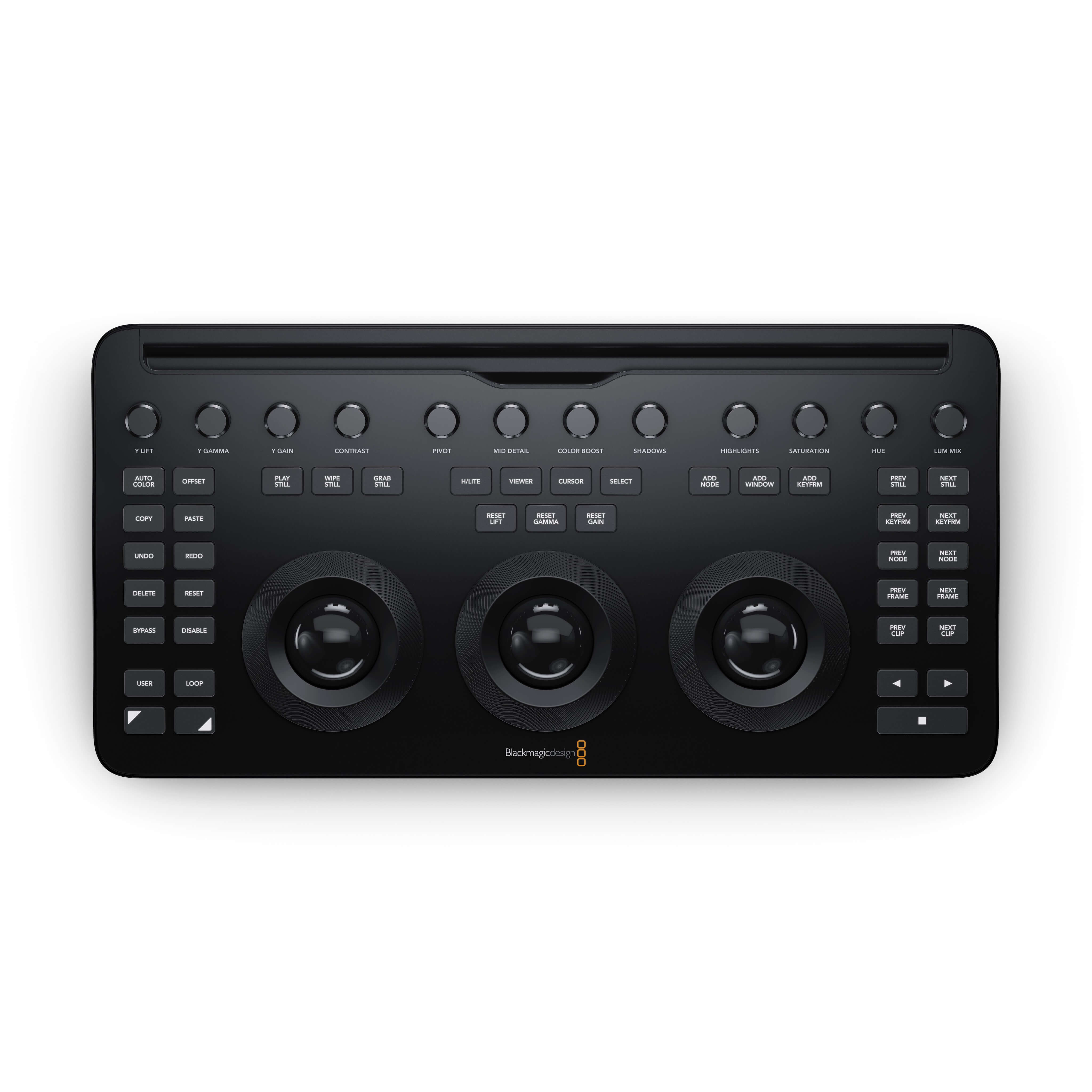 Blackmagic Design DaVinci Resolve Micro Color Panel, top