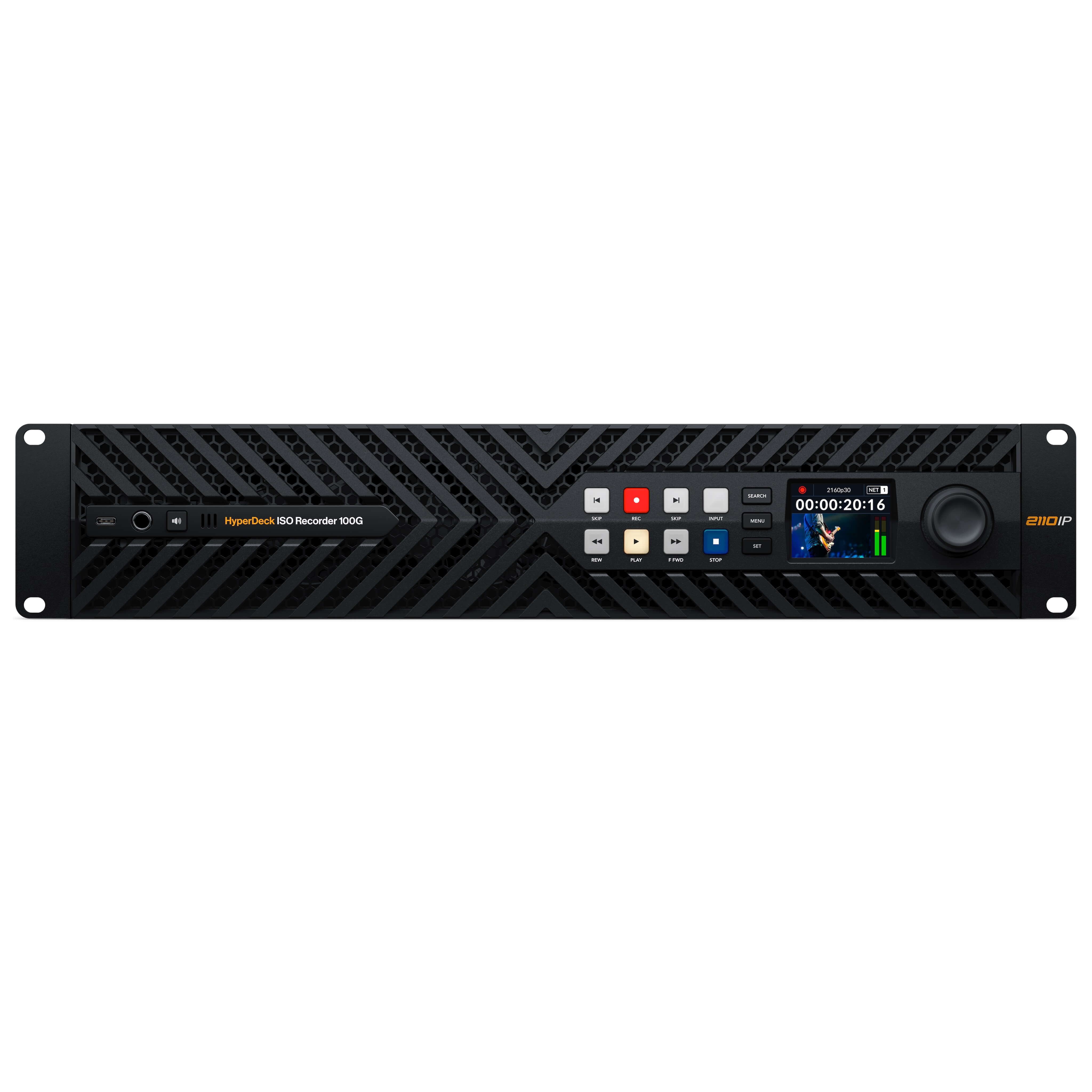 Blackmagic Design HyperDeck ISO Recorder 100G - 8-ch Ultra HD Video, front