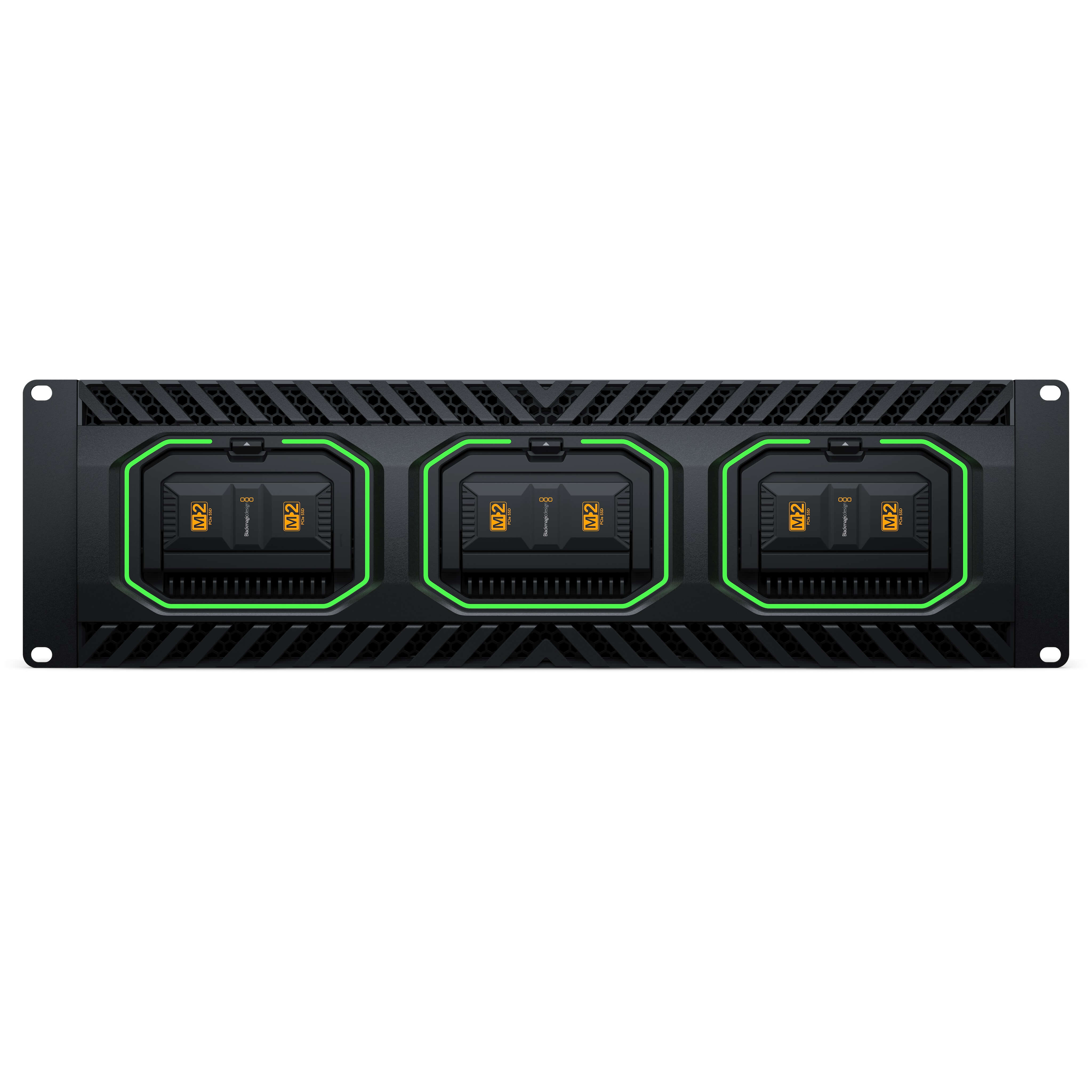 Blackmagic Design Media Dock Ultra, 3-Bay Flash Memory Network Storage, front