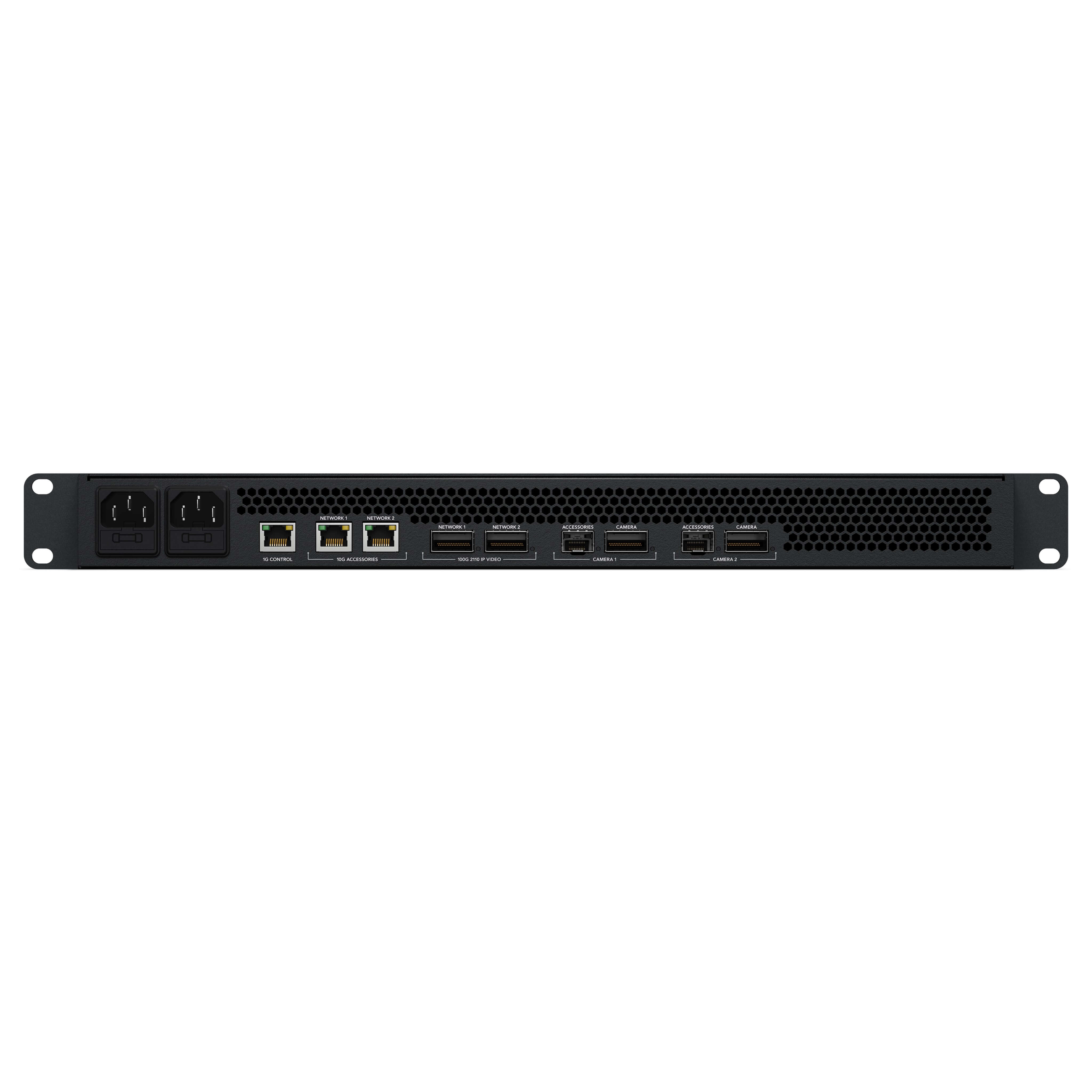 Blackmagic Design StudioBridge 100G - 1-ch 100G Ethernet Bridge, rear
