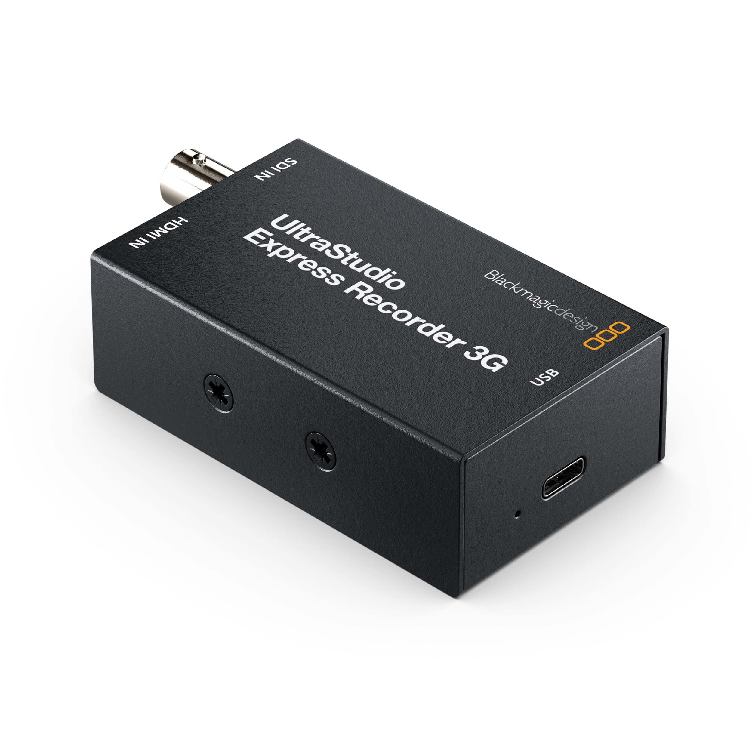 Blackmagic Design UltraStudio Express Recorder 3G for USB4, angled left