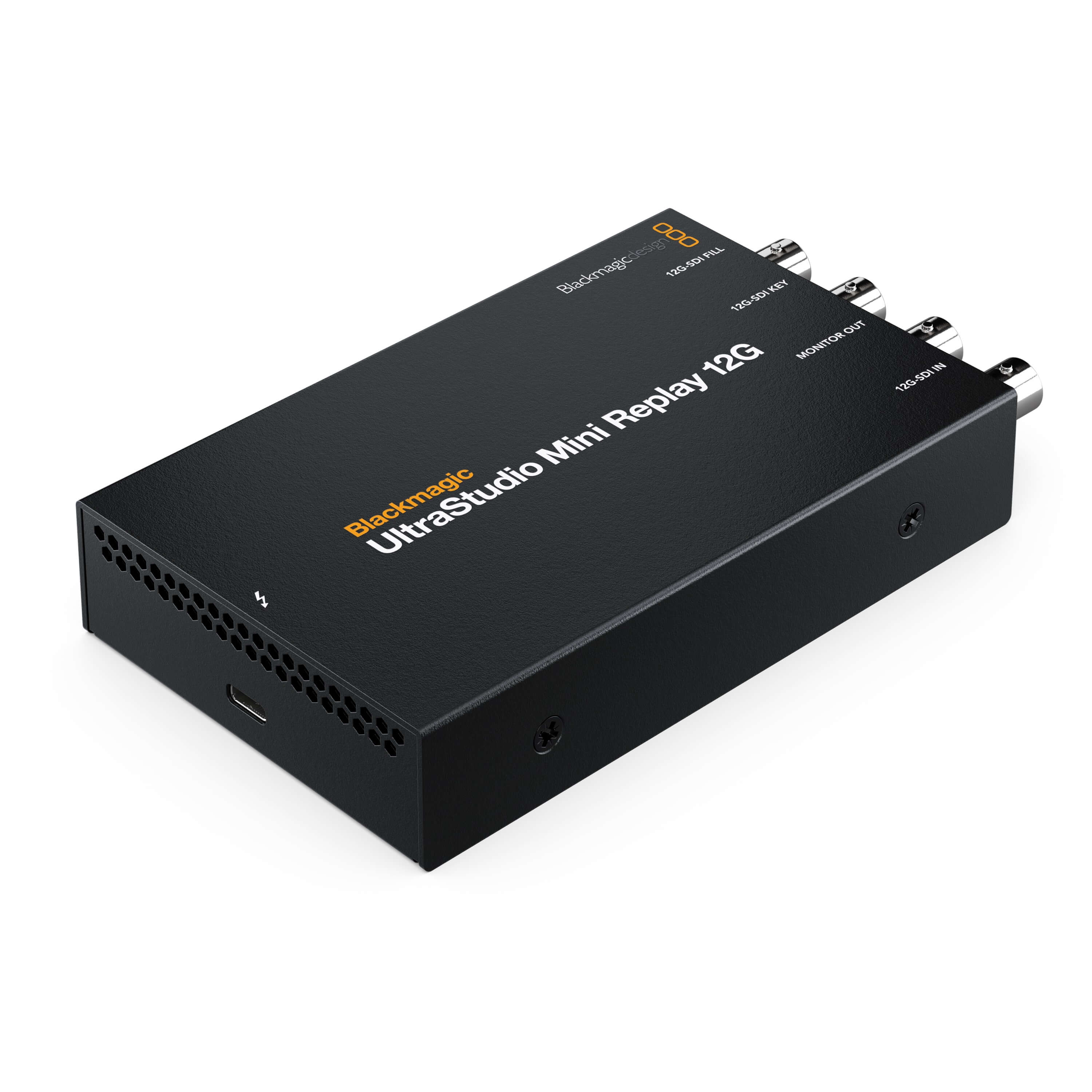Blackmagic Design UltraStudio Mini Replay 12G for Thunderbolt 4, angled