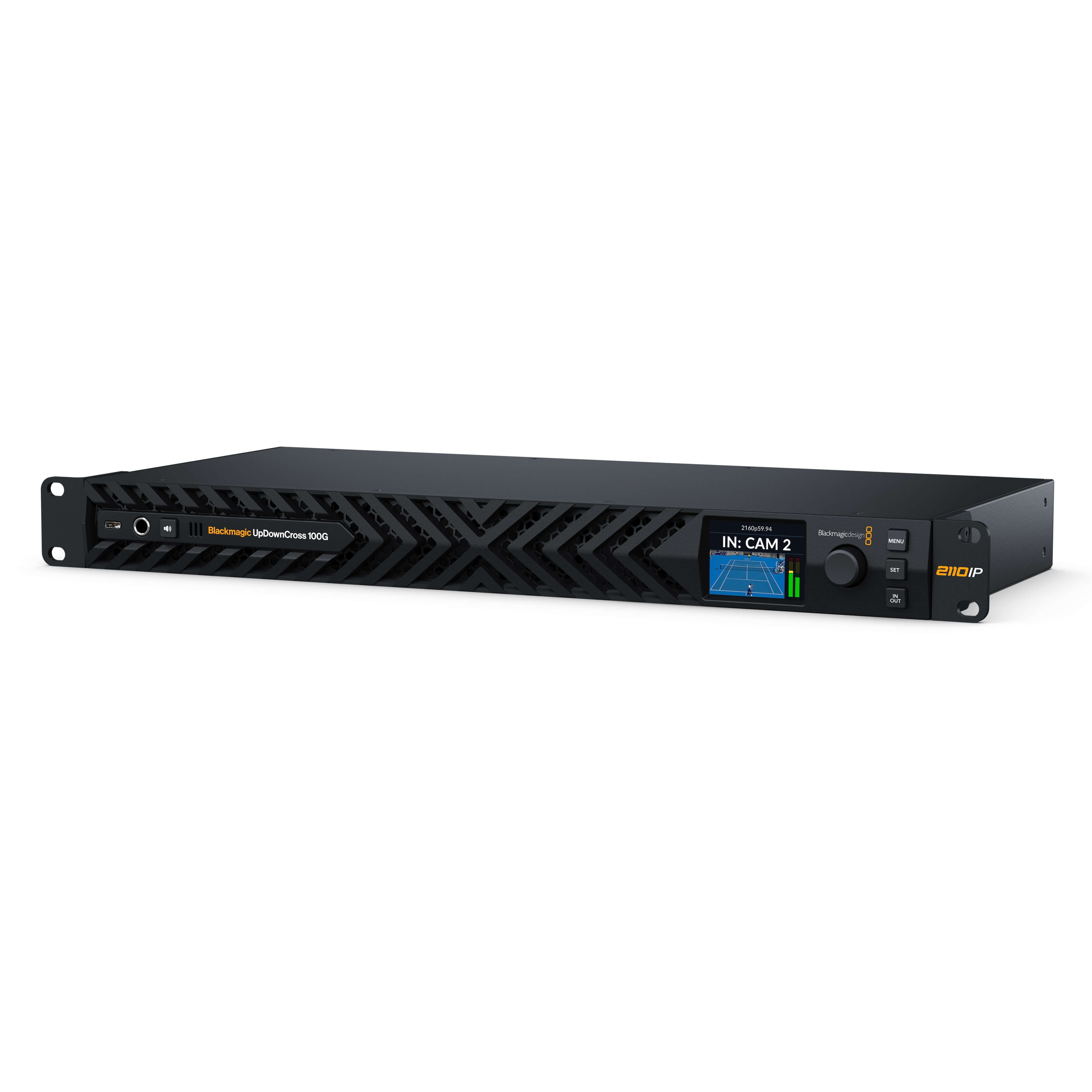Blackmagic Design UpDownCross 100G - 8-ch Standards Converter, angled