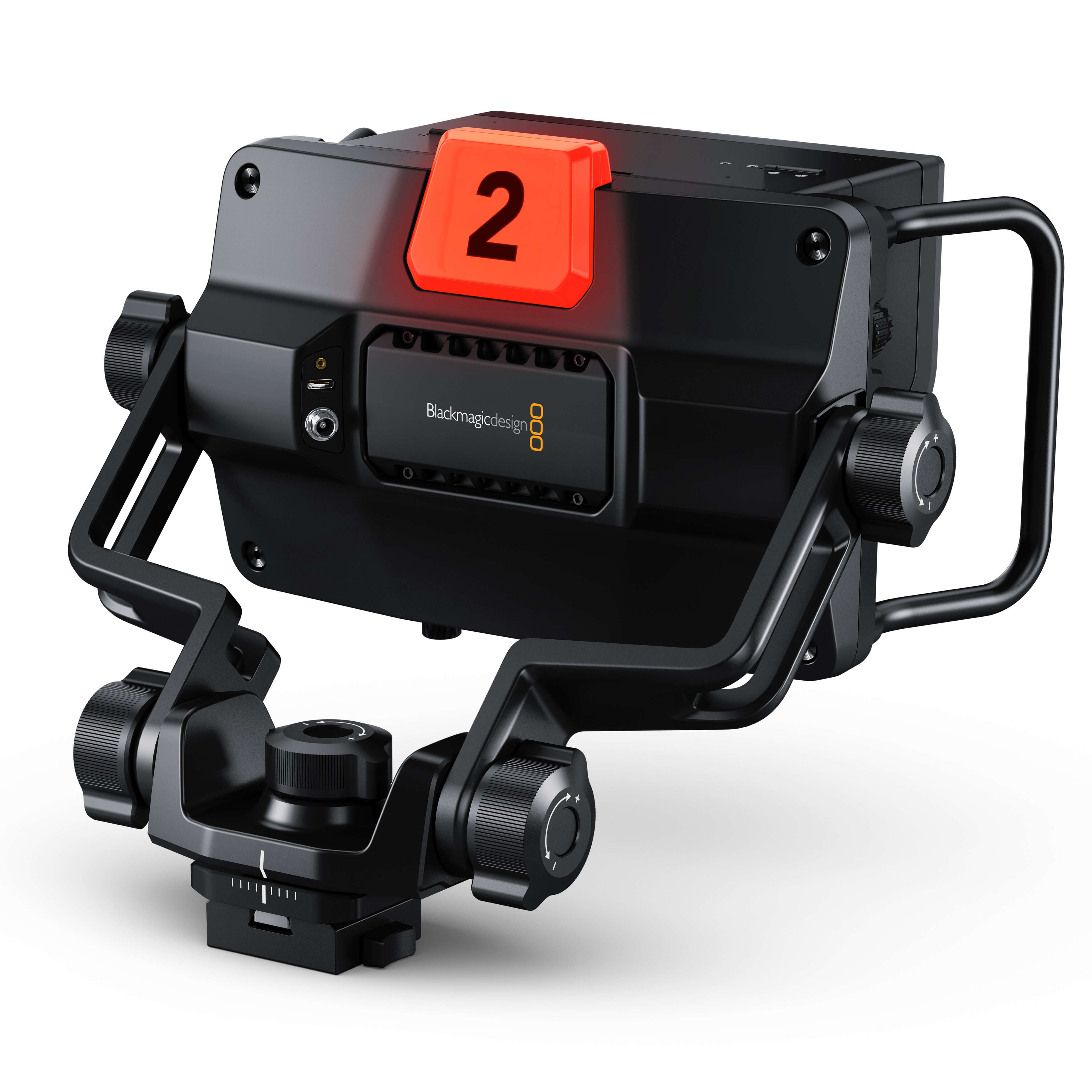 Blackmagic Design URSA Cine Studio Viewfinder - 7-inch HDR Touchscreen, angled