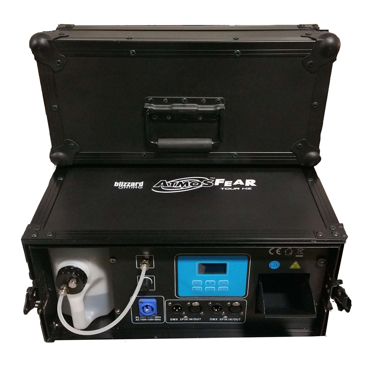 Blizzard Lighting AtmosFEAR Tour HZ - 1000W Water-Based Hazer, front case