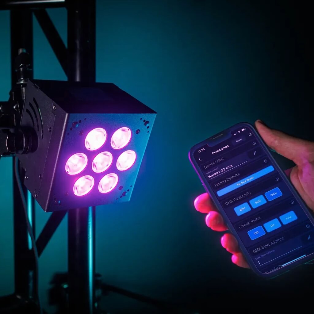 Blizzard Lighting HotBox G2 EXA - RGBAW+UV LED Par Wash Light, remote