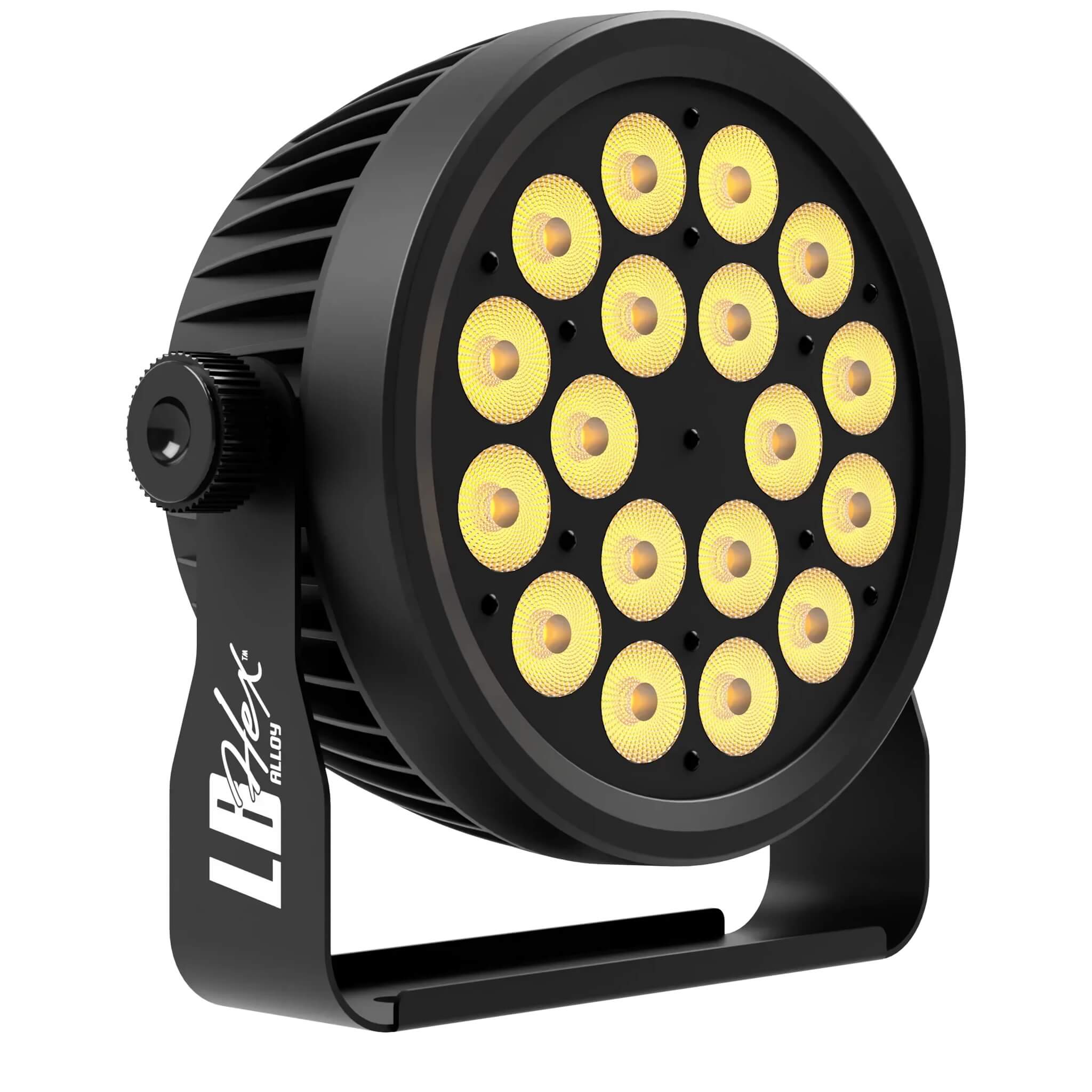 Blizzard Lighting LB Hex Alloy - HD Cast-Al 6-in-1 RGBAW+UV LED Par, amber