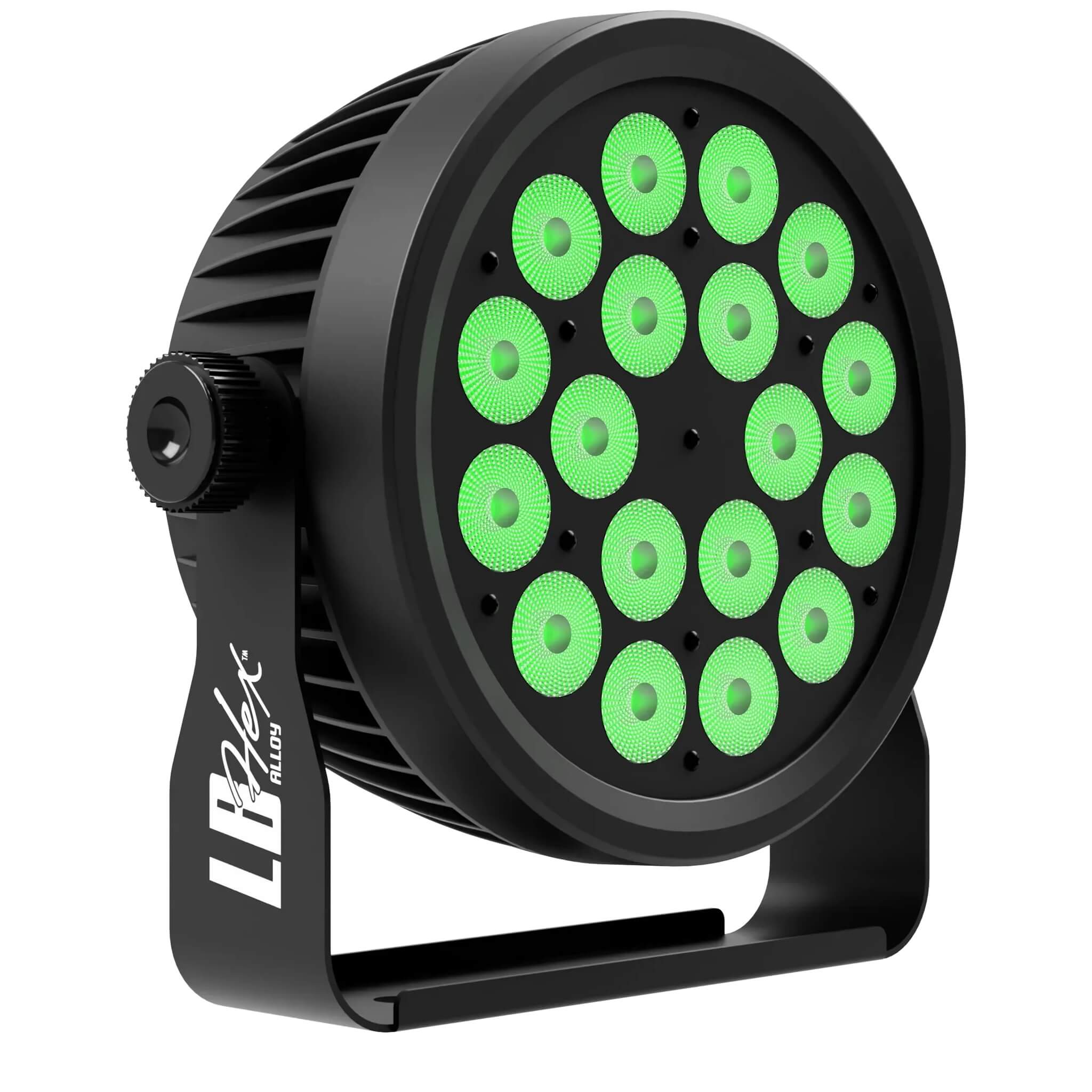 Blizzard Lighting LB Hex Alloy - HD Cast-Al 6-in-1 RGBAW+UV LED Par, green