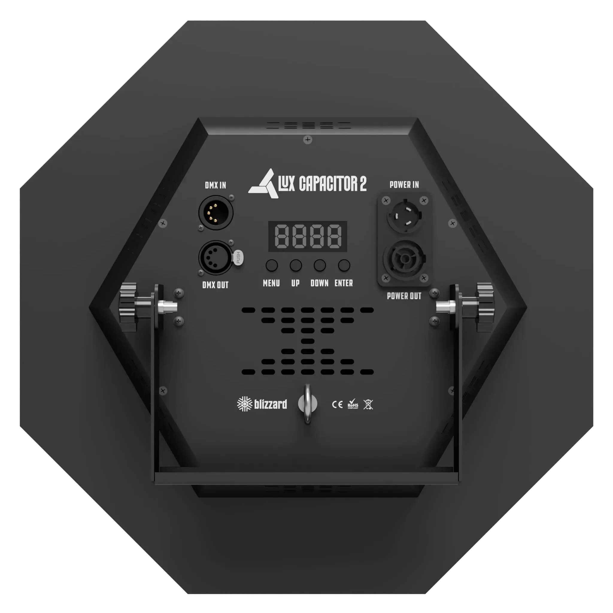 Blizzard Lighting Lux Capacitor 2 - Retro WW Blinder with RGB Effects, rear