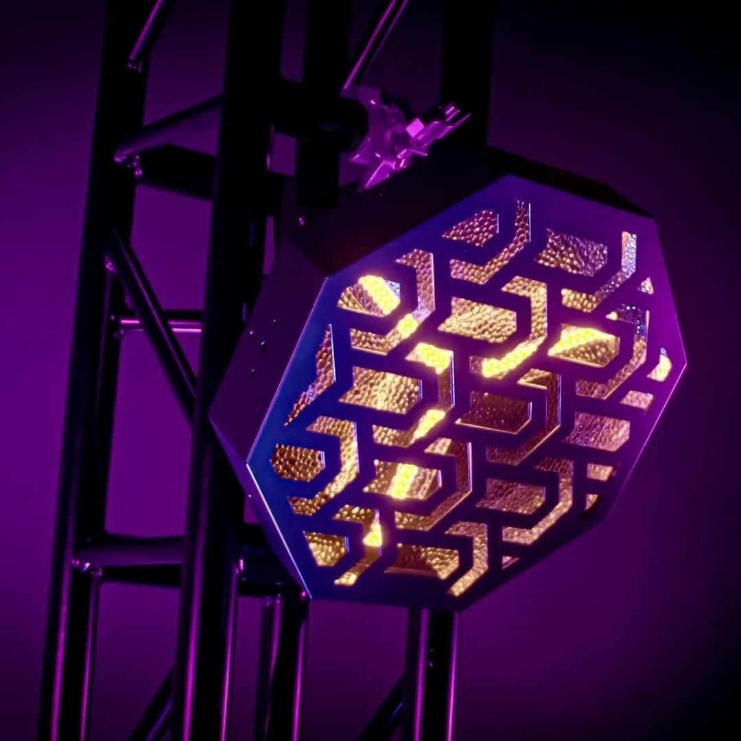 Blizzard Lighting Lux Capacitor 2 - Retro WW Blinder with RGB Effects, warm white