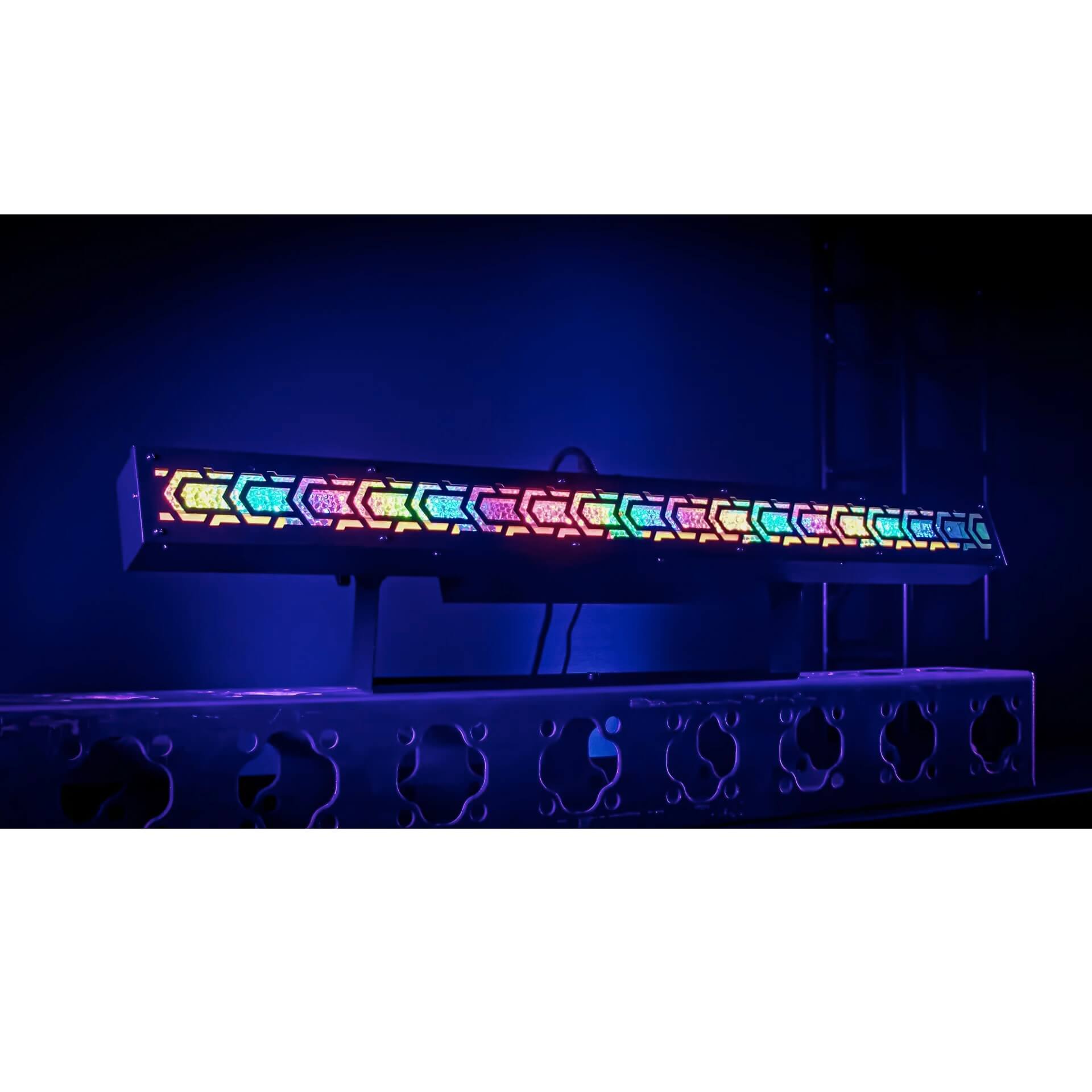 Blizzard Lighting Lux Reactor - 1m WW Linear Blinder with RGB Effects, rainbow