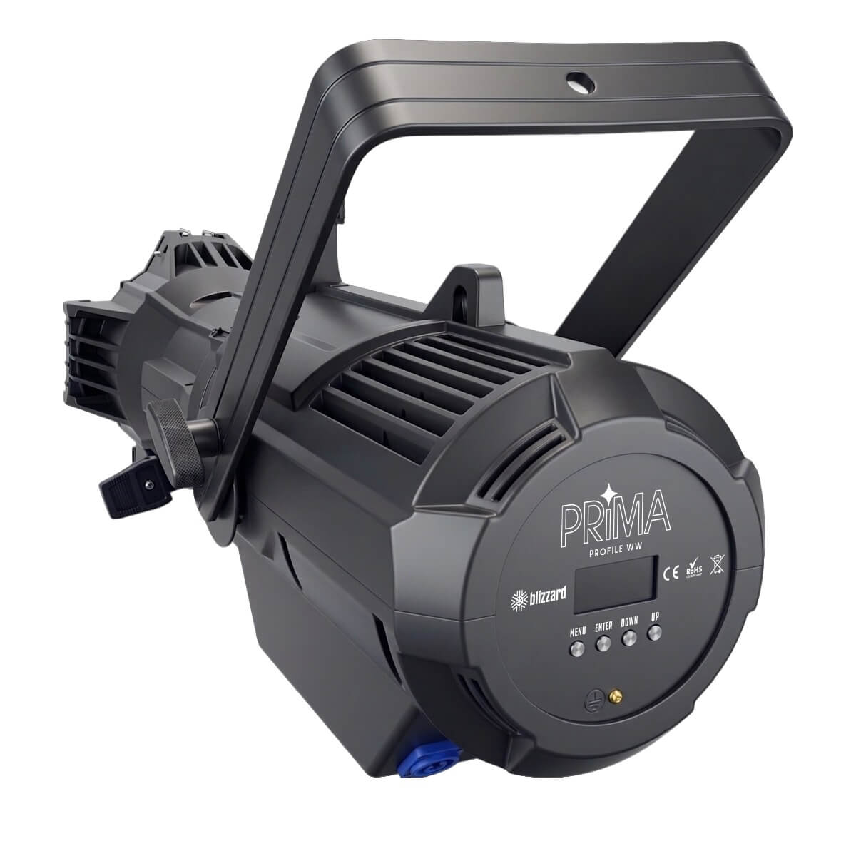 Blizzard Lighting Prima Profile WW - LED Ellipsoidal Spot Fixture, rear