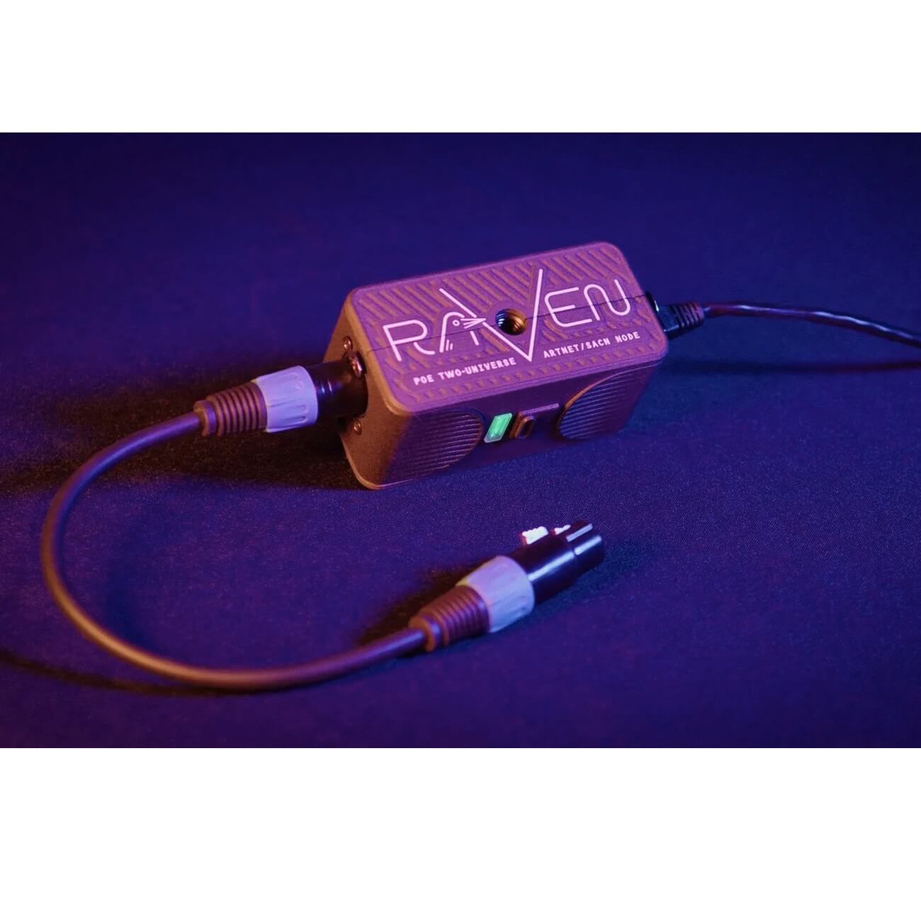 Blizzard Lighting Raven - PoE Two-Universe Art-Net/sACN Node, single DMX universe