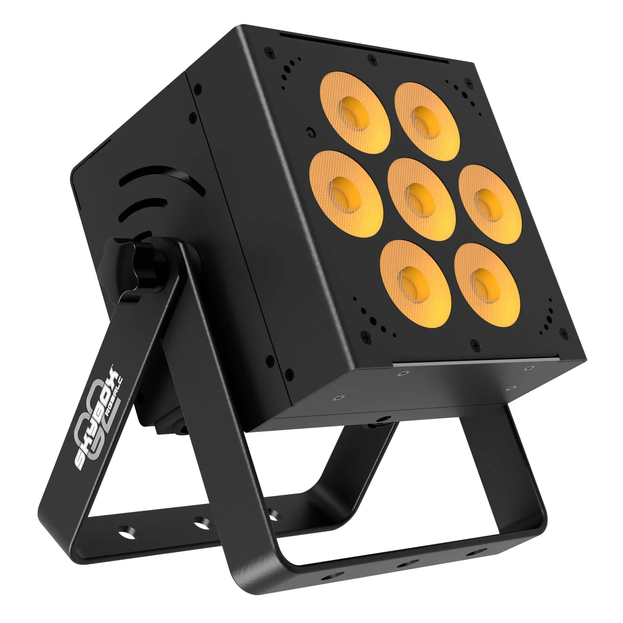 Blizzard Lighting SkyBox G2 RGBALC - 7x 15W LED Par with Li-Ion Battery, amber
