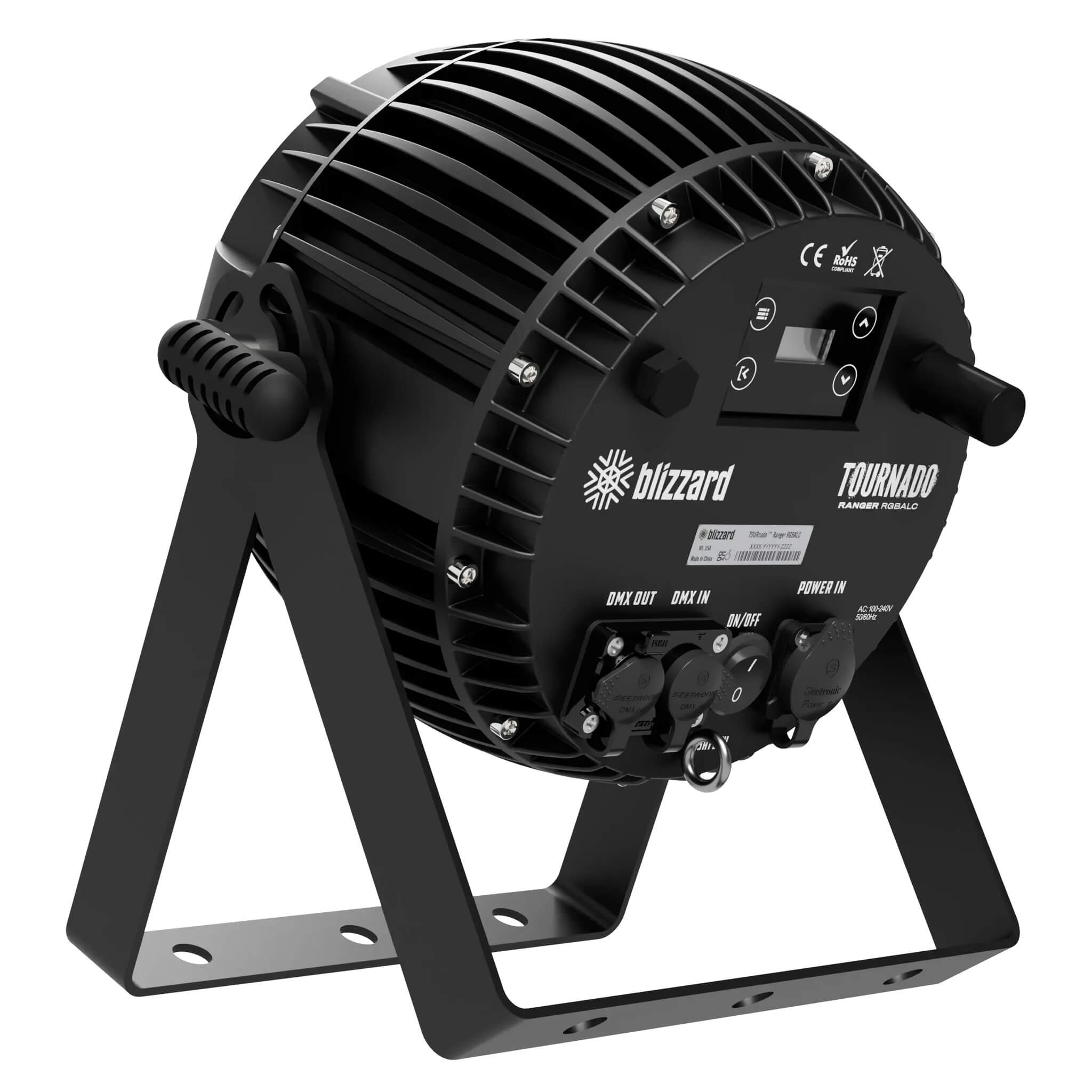 Blizzard Lighting TOURnado Ranger RGBALC - Battery LED Wash Par, back left