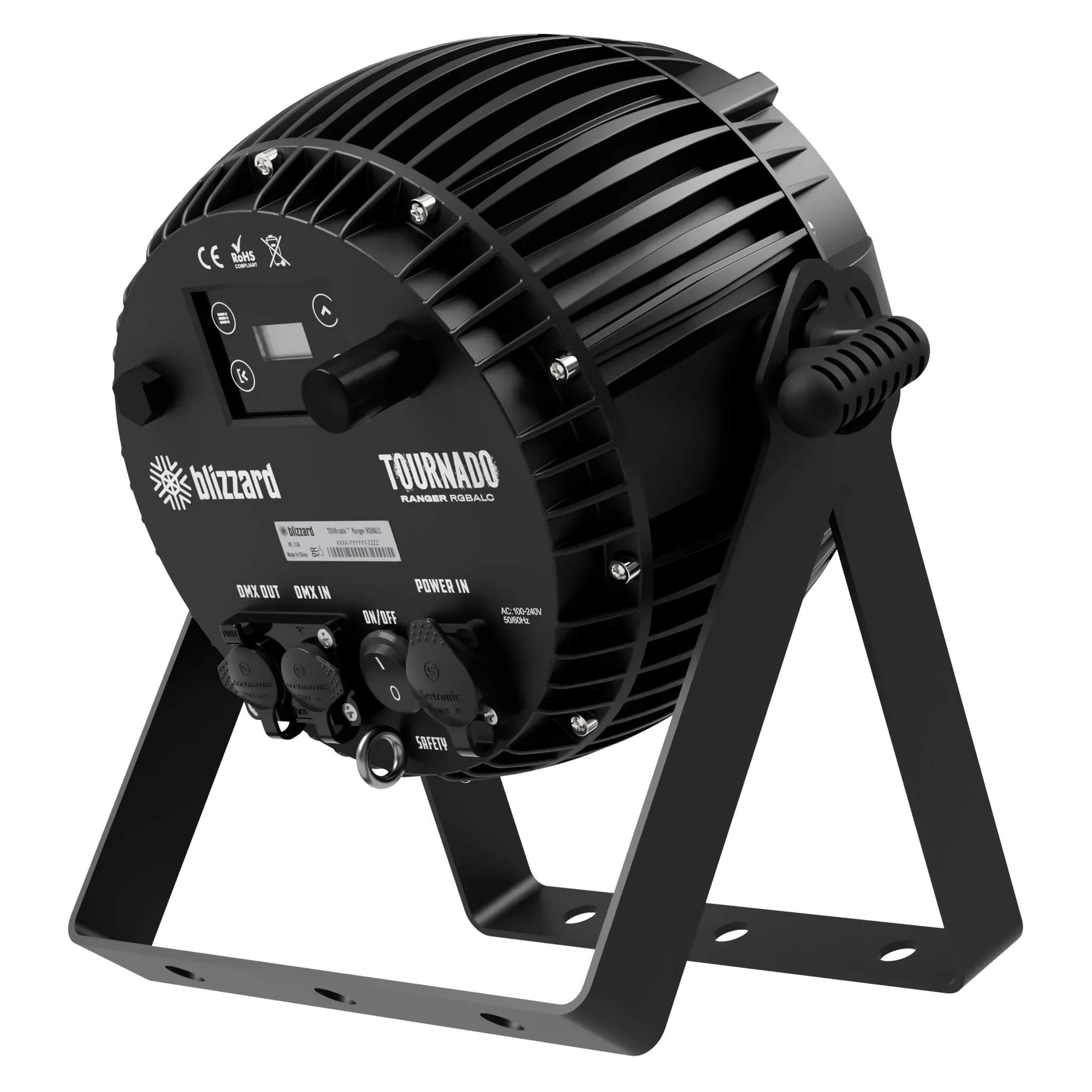 Blizzard Lighting TOURnado Ranger RGBALC - Battery LED Wash Par, back right