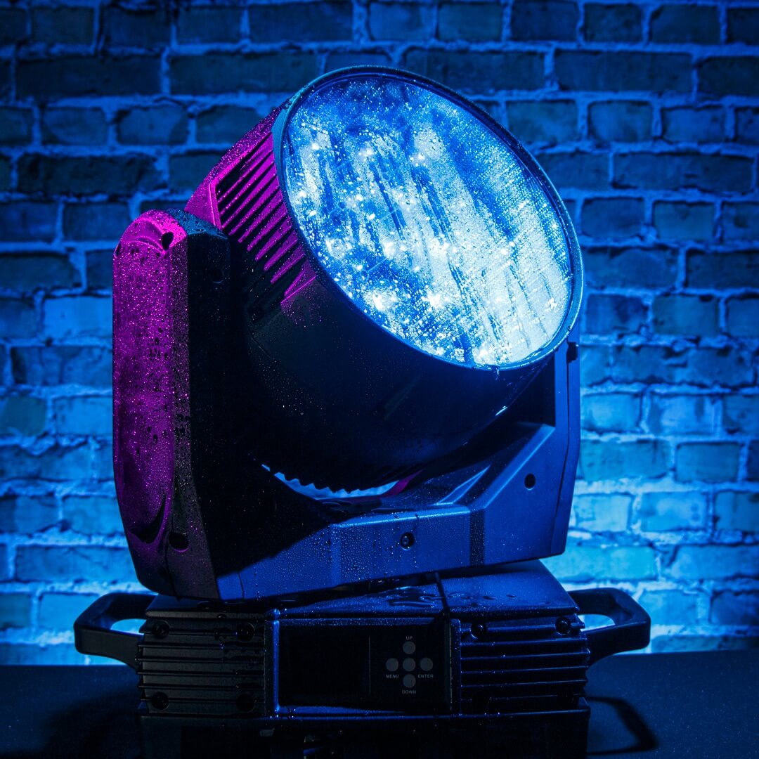 Blizzard Lighting Typhon IP Wash - LED Moving Head Wash Fixture, wet blue