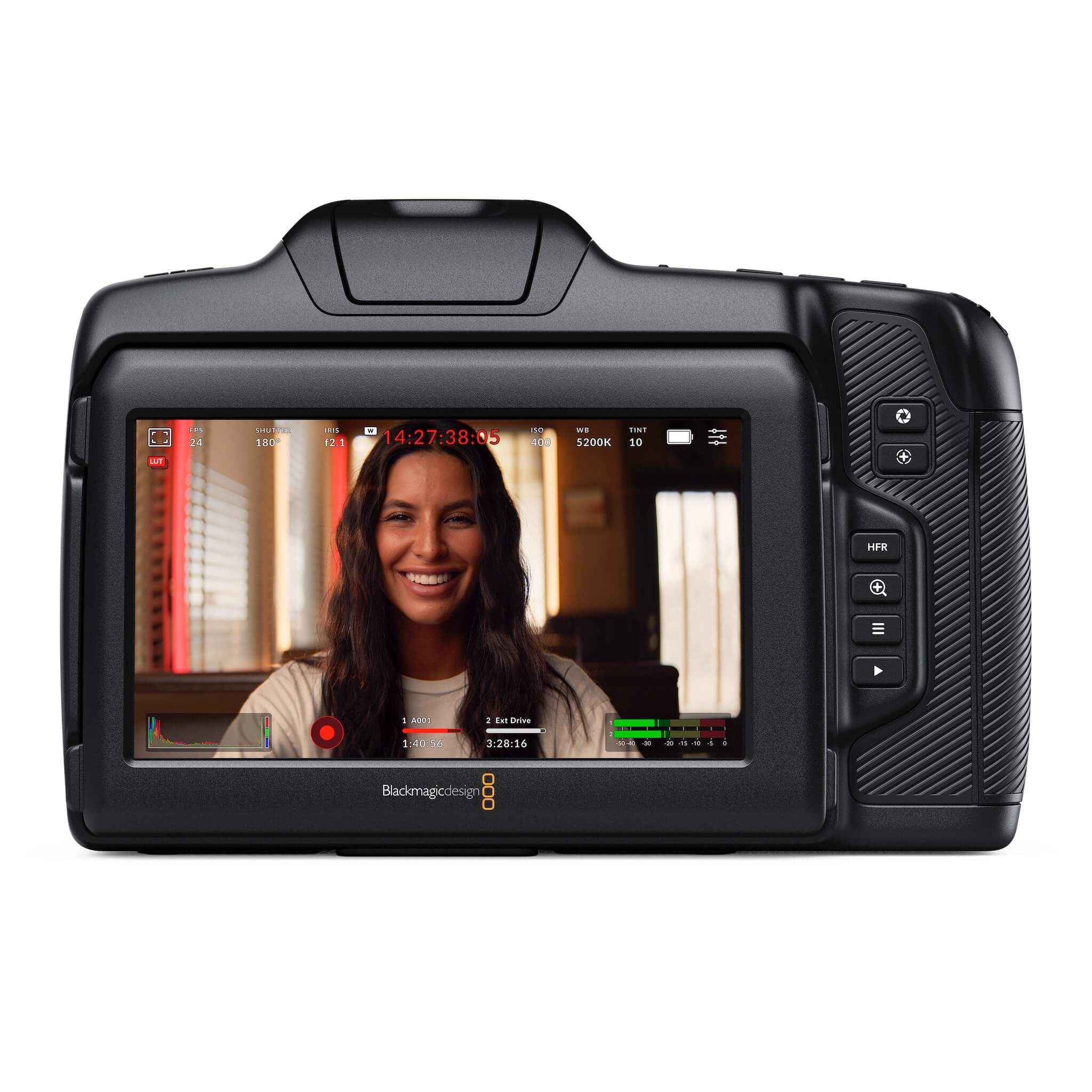 Blackmagic Design Cinema Camera 6K, heads up display