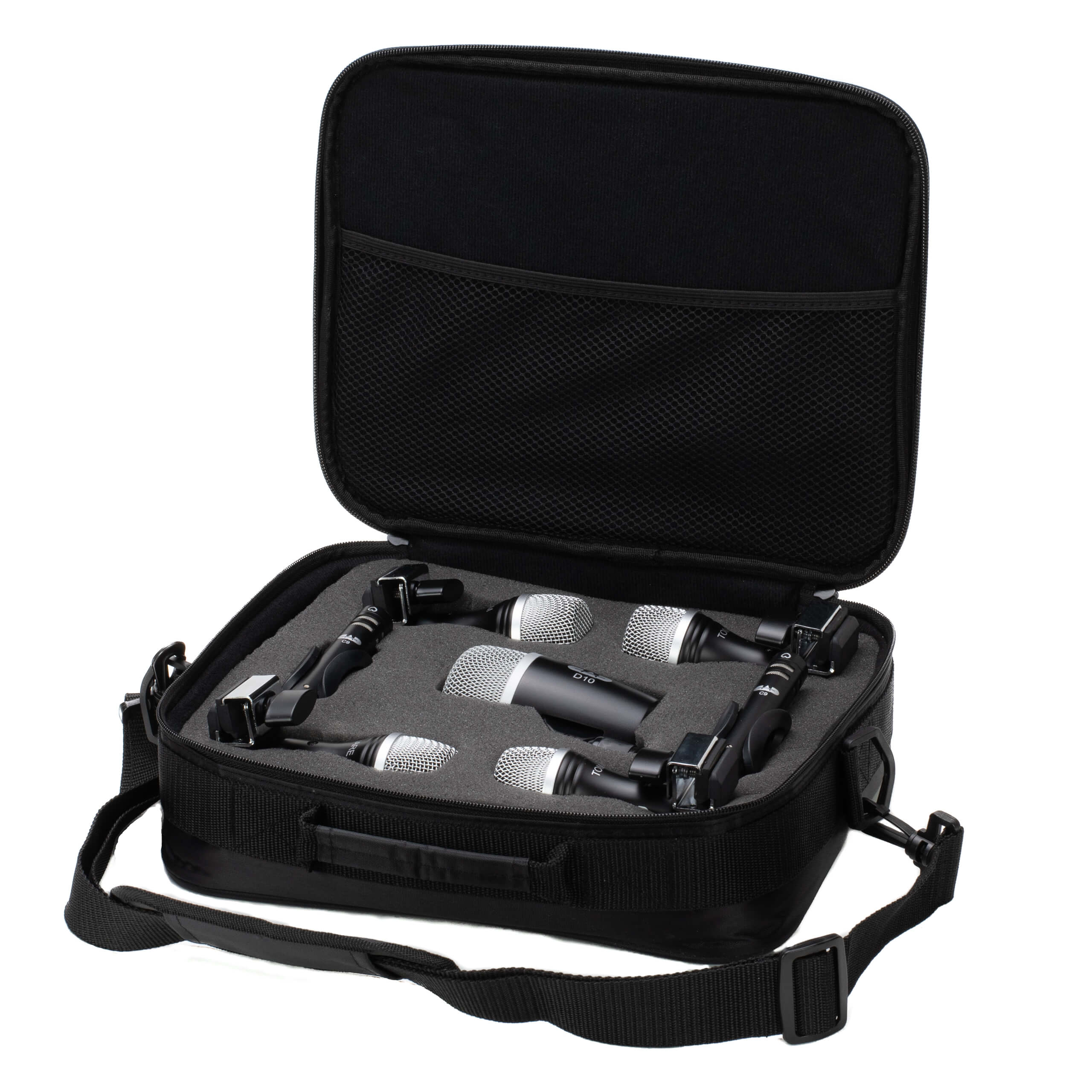 CAD Audio Stage7 - 7-piece Drum Microphone Pack, with mics inside the case