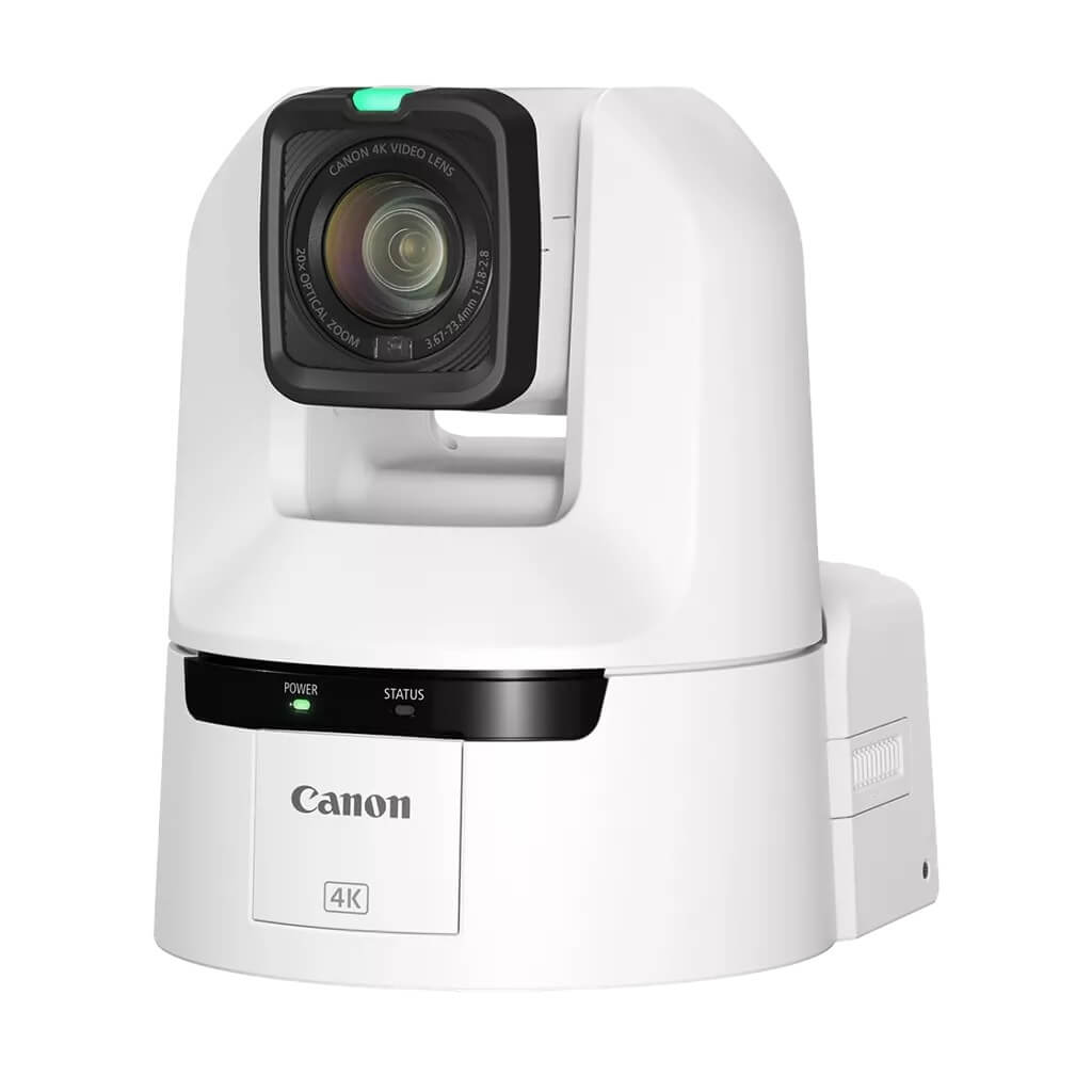 Canon CR-N350 (white) - 4K60 PTZ Camera with 20x Optical Zoom, angle