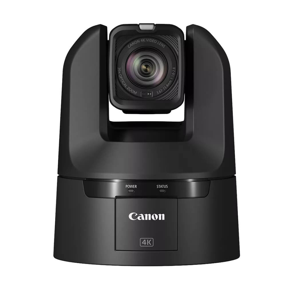 Canon CR-N400 (black) - 4K60 PTZ Camera with 20x Optical Zoom, front