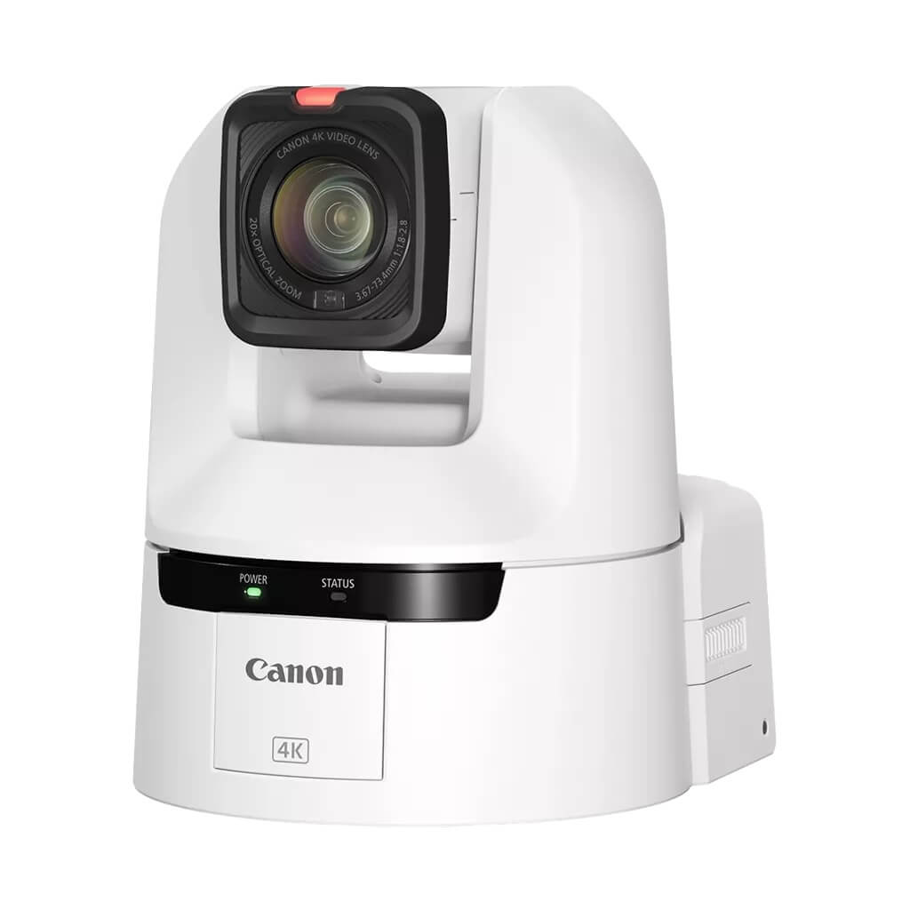 Canon CR-N400 (white) - 4K60 PTZ Camera with 20x Optical Zoom, angle
