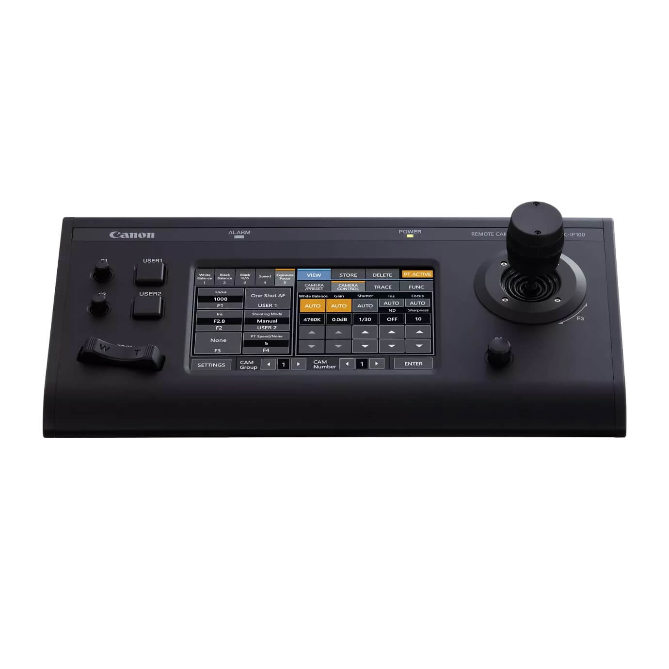 Canon RC-IP100 - Remote PTZ Camera Controller, front