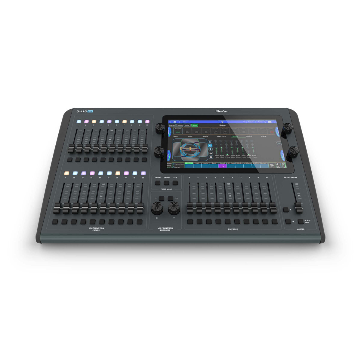 ChamSys QuickQ 20+ Lighting Control Console, front