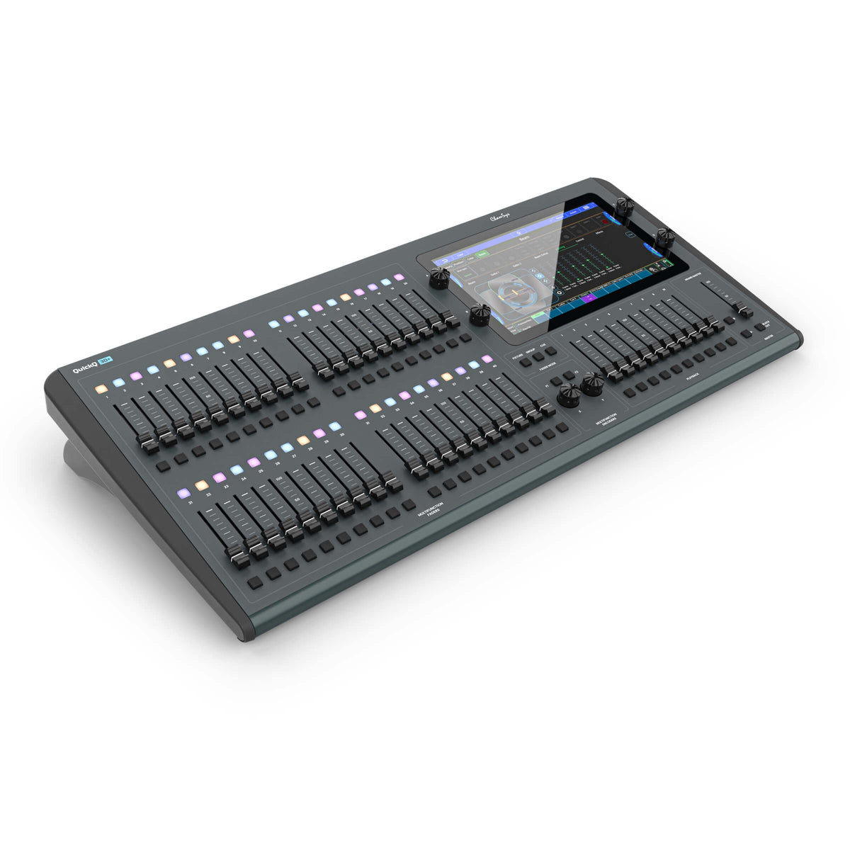ChamSys QuickQ 30+ Lighting Control Console, angled right