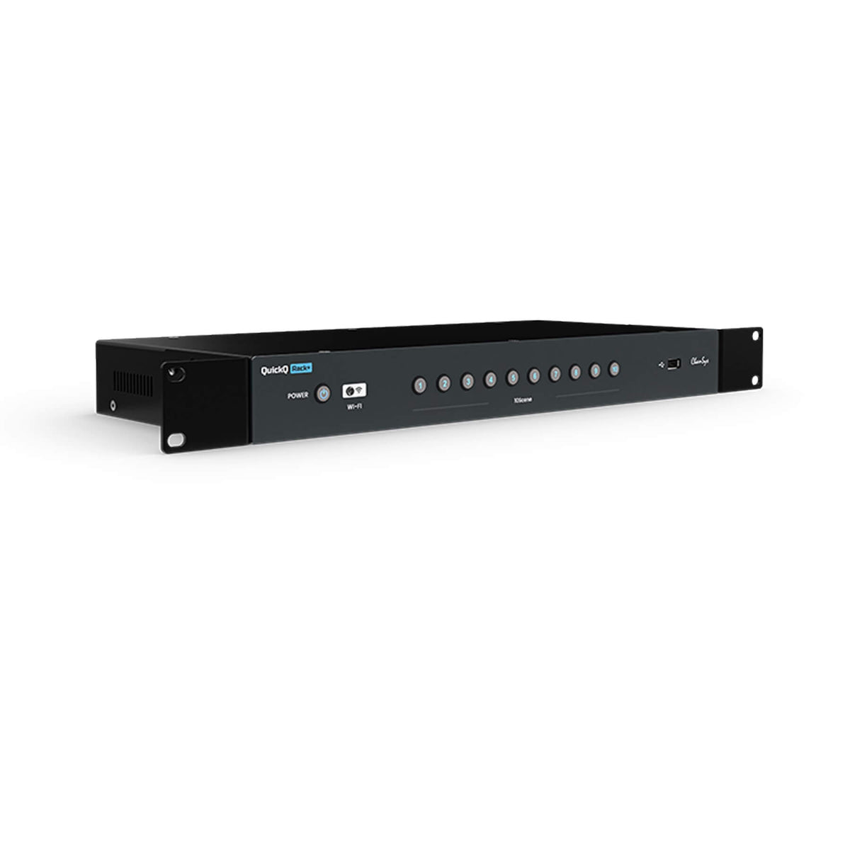 ChamSys QuickQ Rack+ Rackmount Lighting Controller, angled right