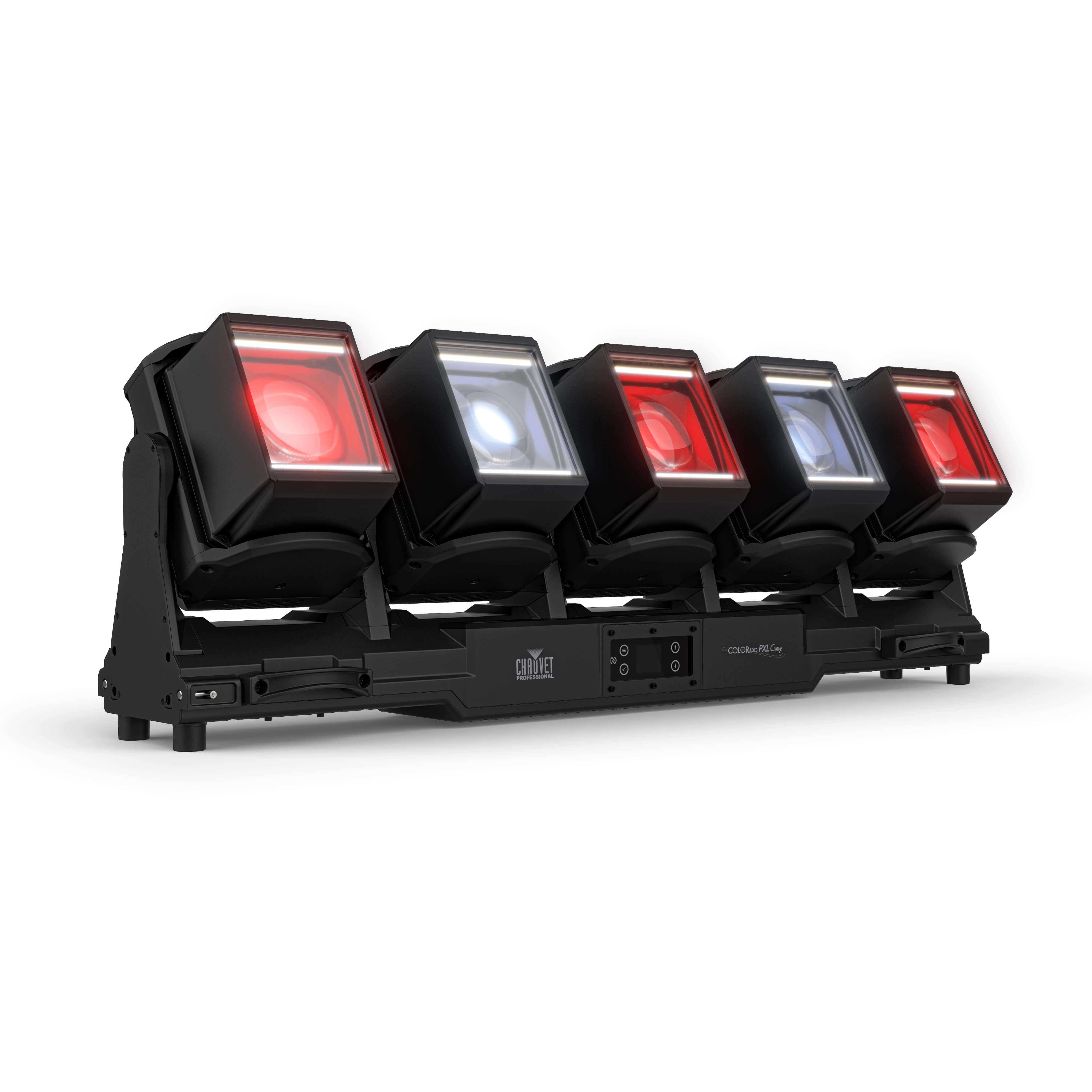Chauvet Professional COLORado PXL Curve 5 - LED Moving Batten Light, angled right