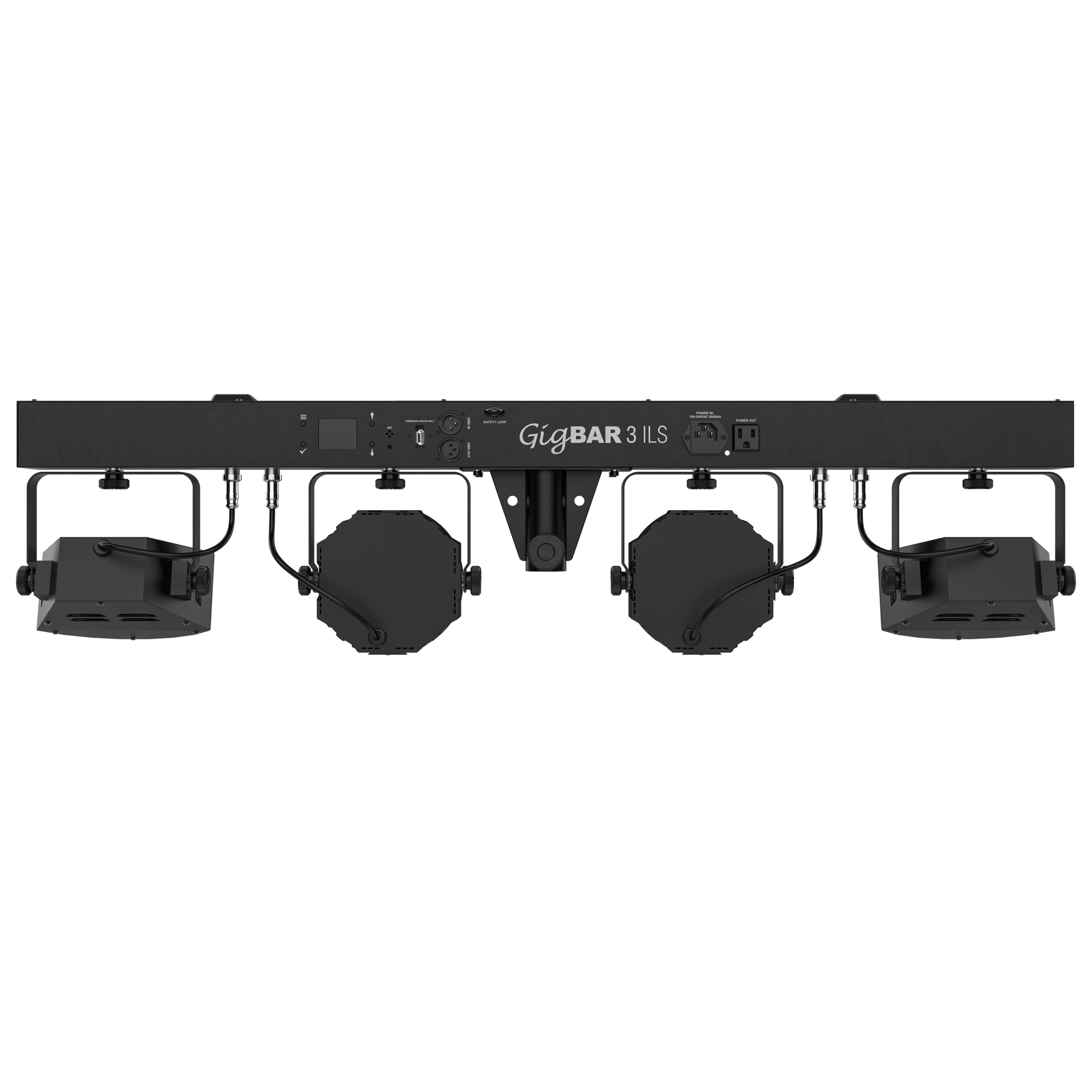 Chauvet DJ GigBAR 3 ILS - 3-in-1 LED Derbies, Pars and Light Strip, rear