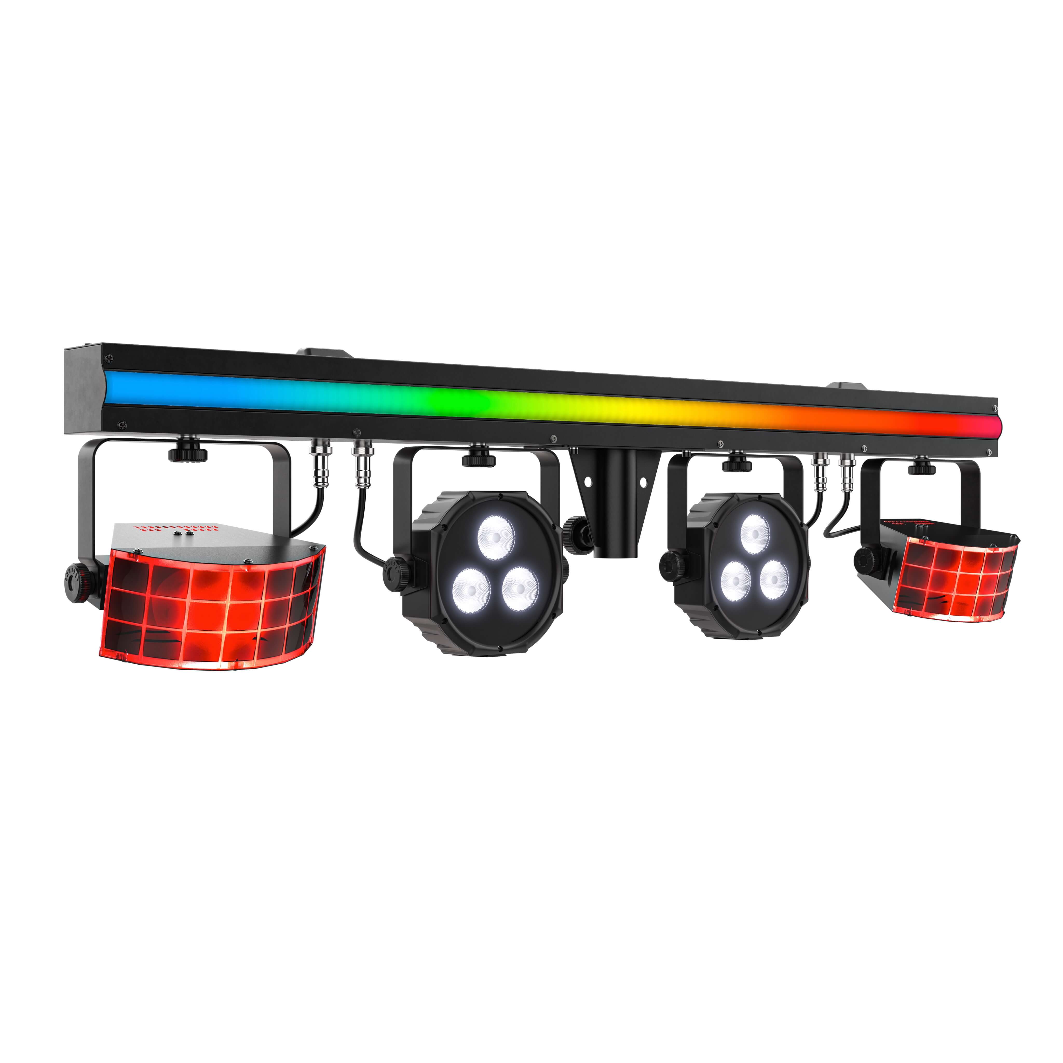 Chauvet DJ GigBAR 3 ILS - 3-in-1 LED Derbies, Pars and Light Strip, angled right