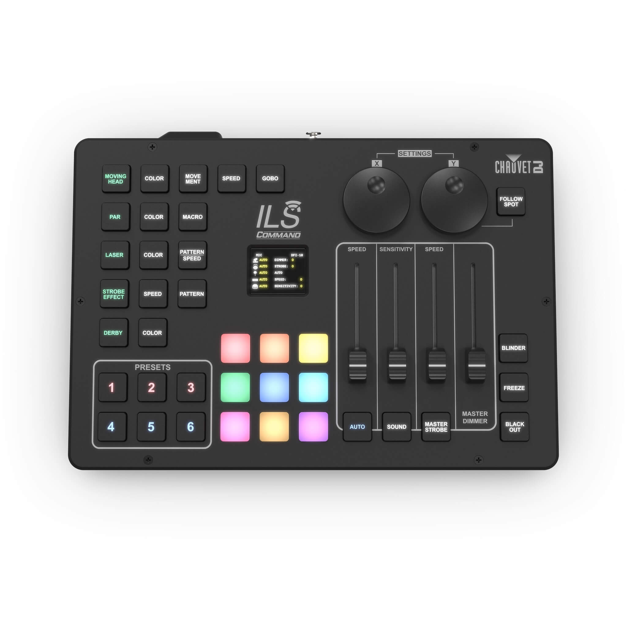 Chauvet DJ ILS Command - Hardware Lighting Controller with D-Fi, top