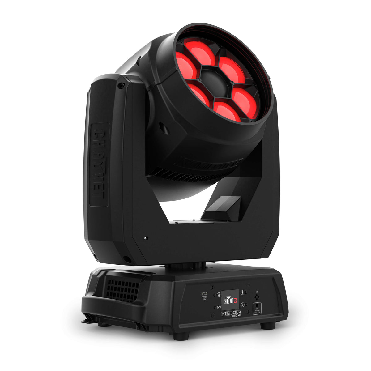 Chauvet DJ Intimidator Trio XD - 270W LED Beam/Wash/FX Moving Head, angled right