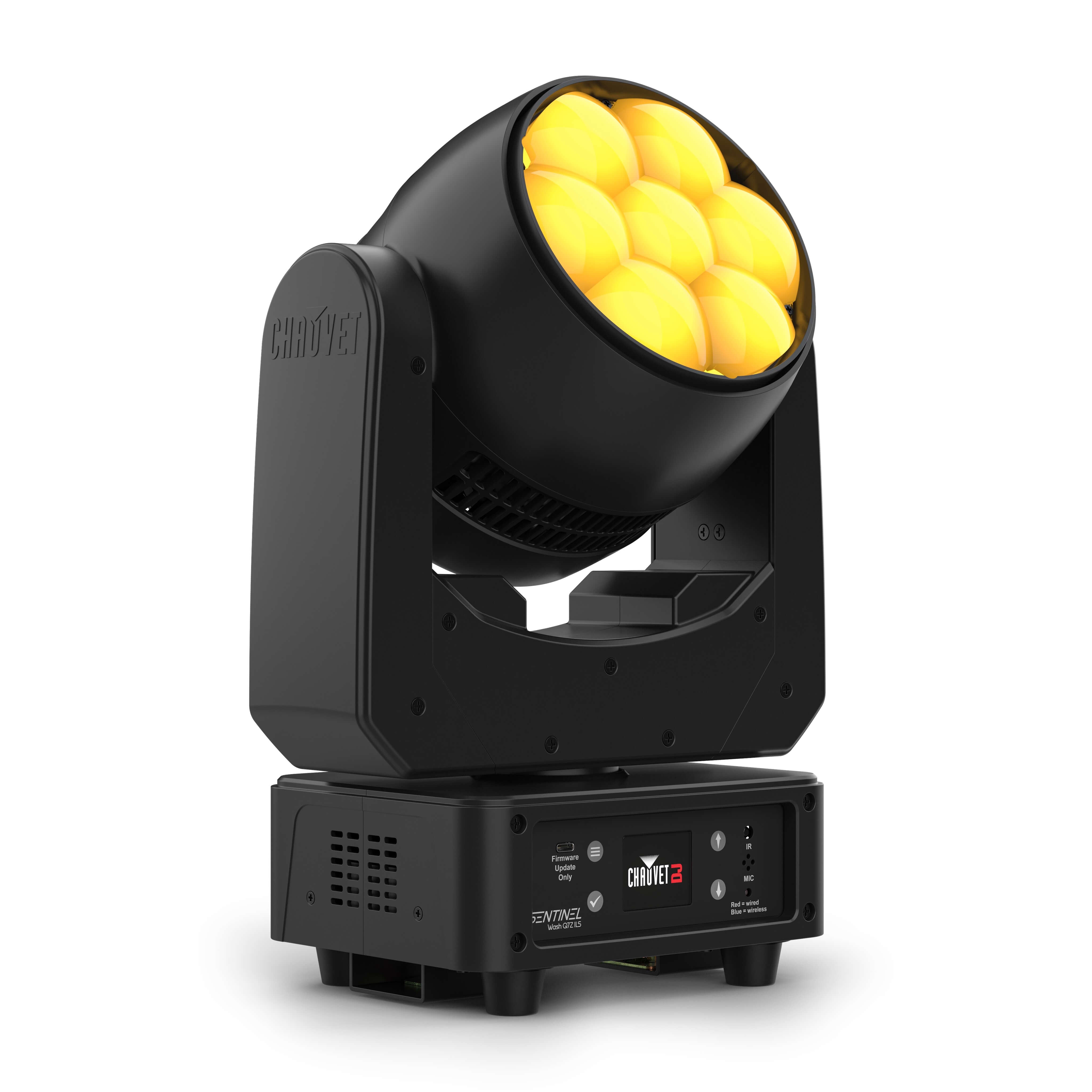 Chauvet DJ Sentinel Wash Q7Z ILS - 20W RGBW LED Moving Head Fixture, angled right