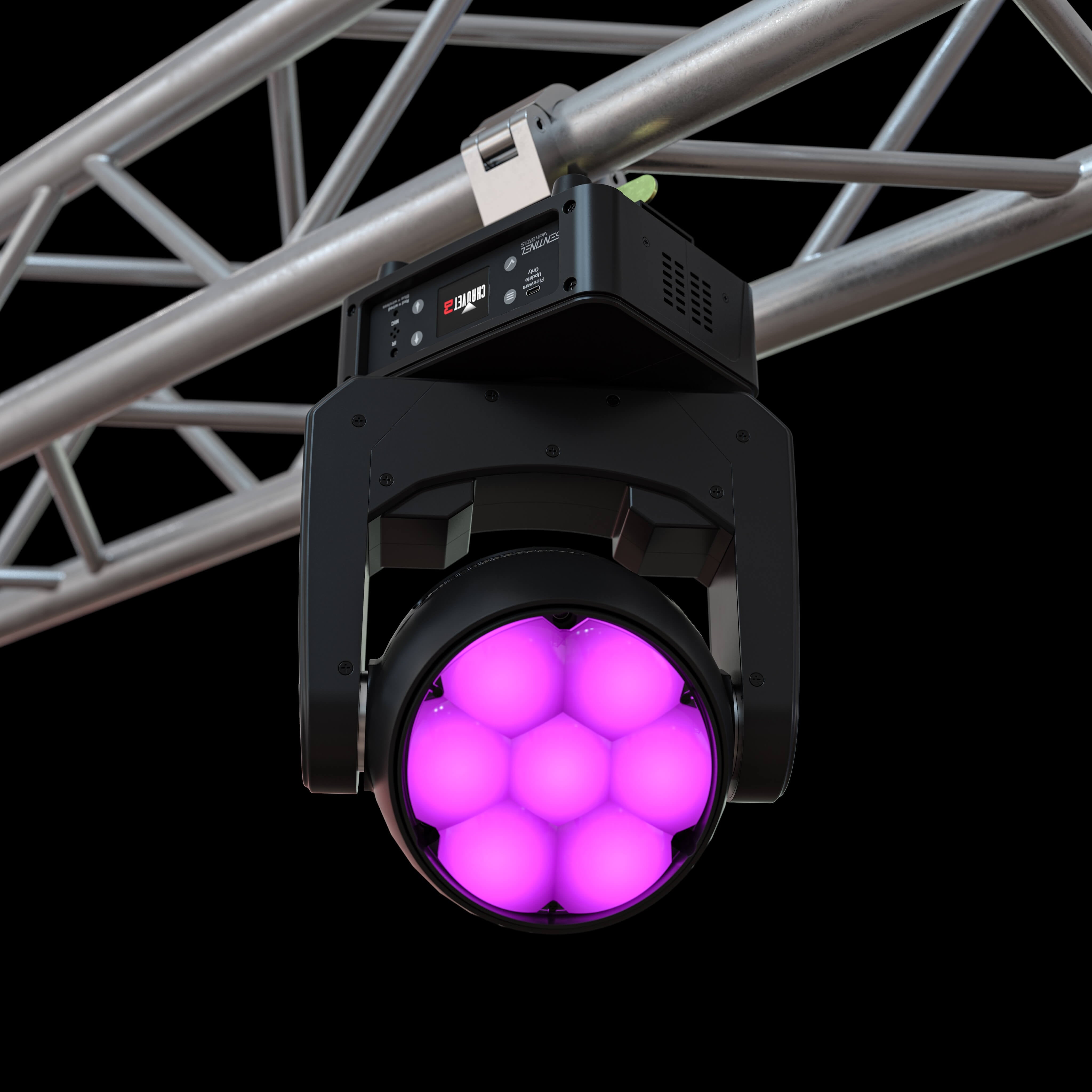 Chauvet DJ Sentinel Wash Q7Z ILS - 20W RGBW LED Moving Head Fixture, single truss mount