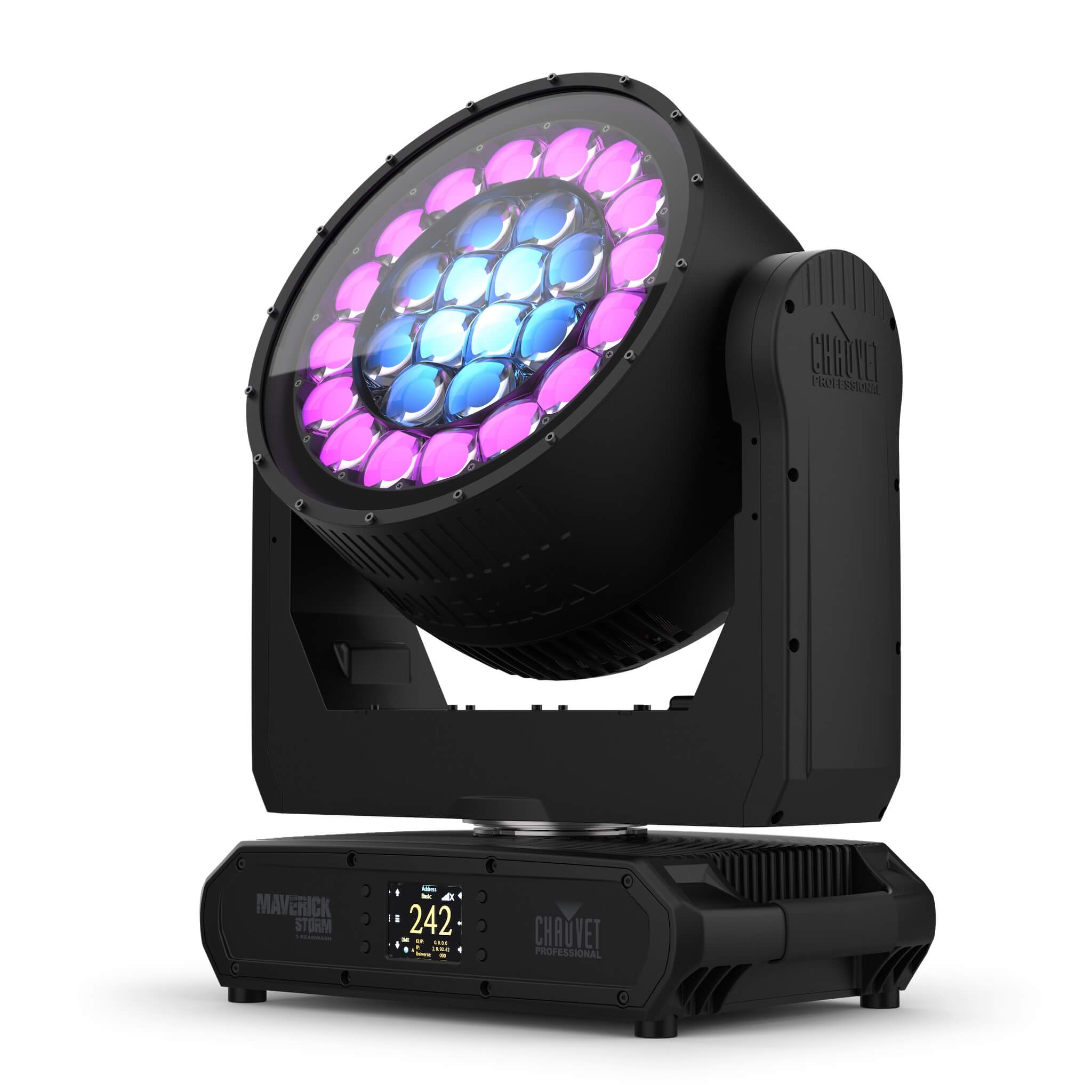 Chauvet Professional Maverick Storm 3 BeamWash - LED Moving Head Light, left